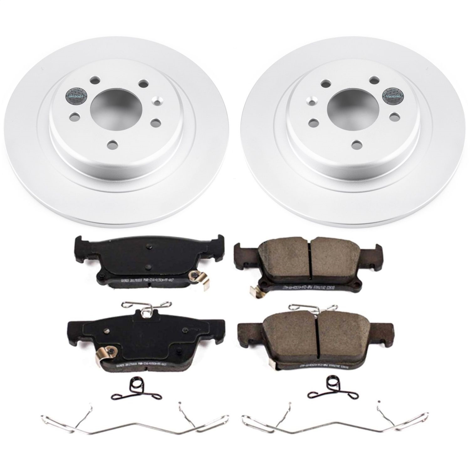 Power Stop - CRK7716 - Rear - Disc Brake Pad and Rotor Kit