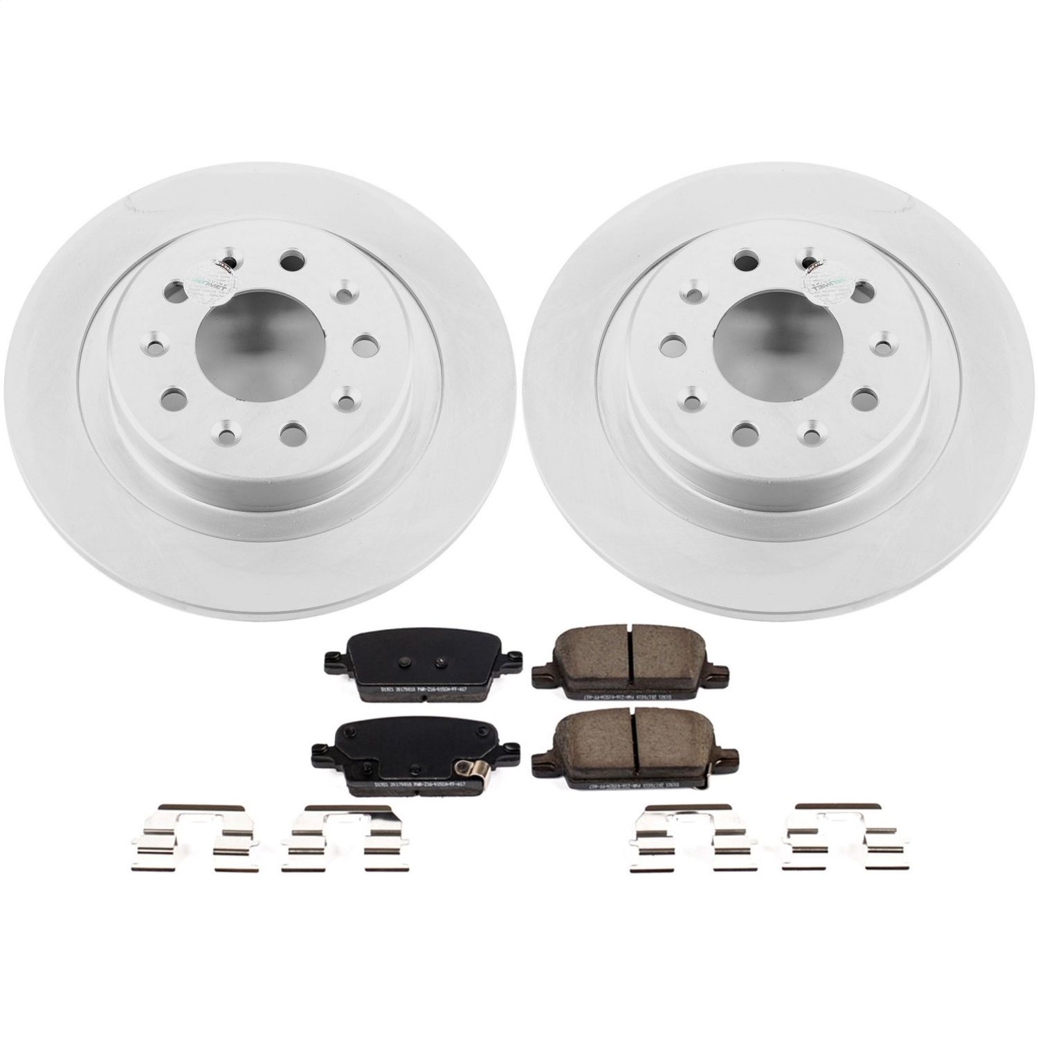 Power Stop - CRK7722 - Rear - Disc Brake Pad and Rotor Kit