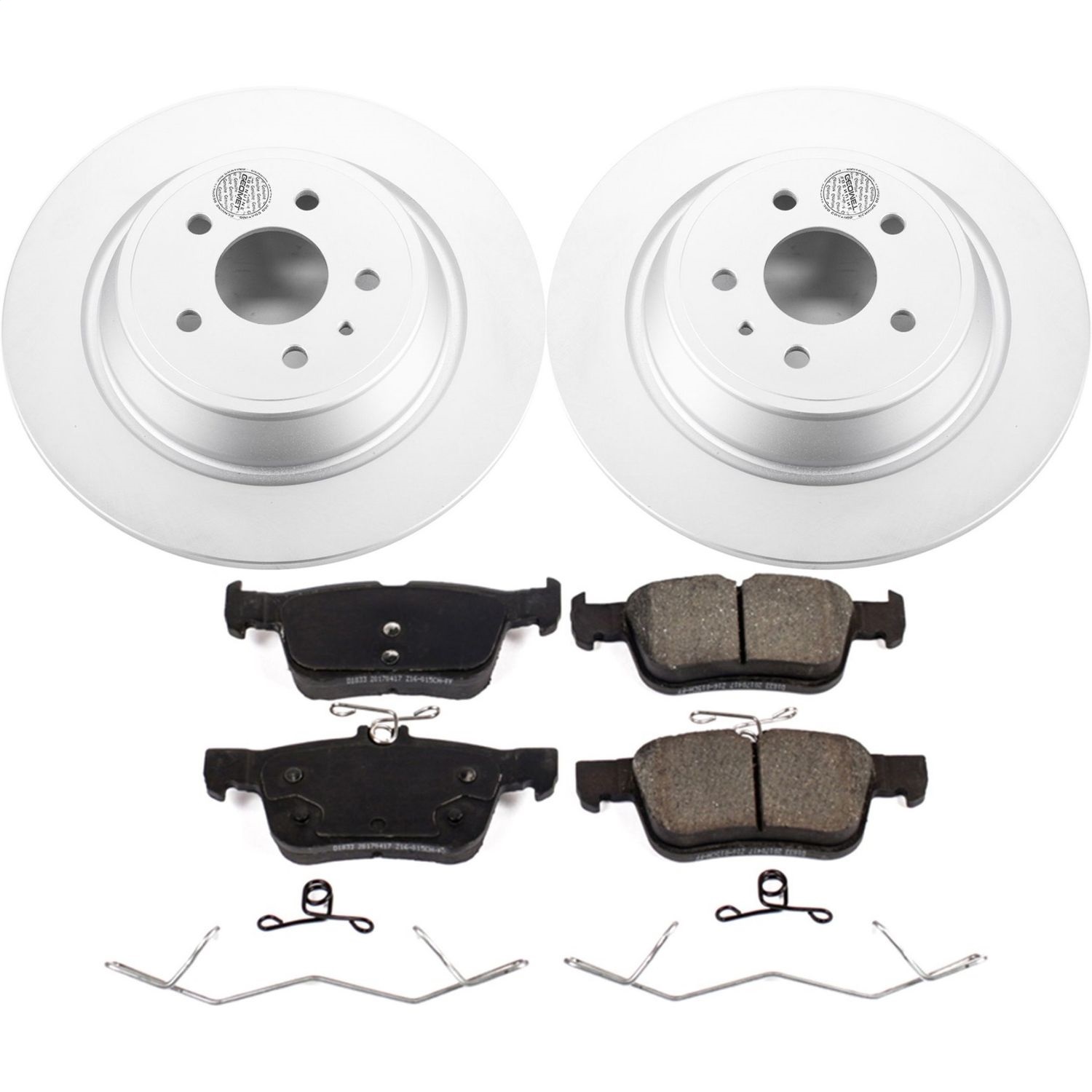 Power Stop - CRK7723 - Rear - Disc Brake Pad and Rotor Kit