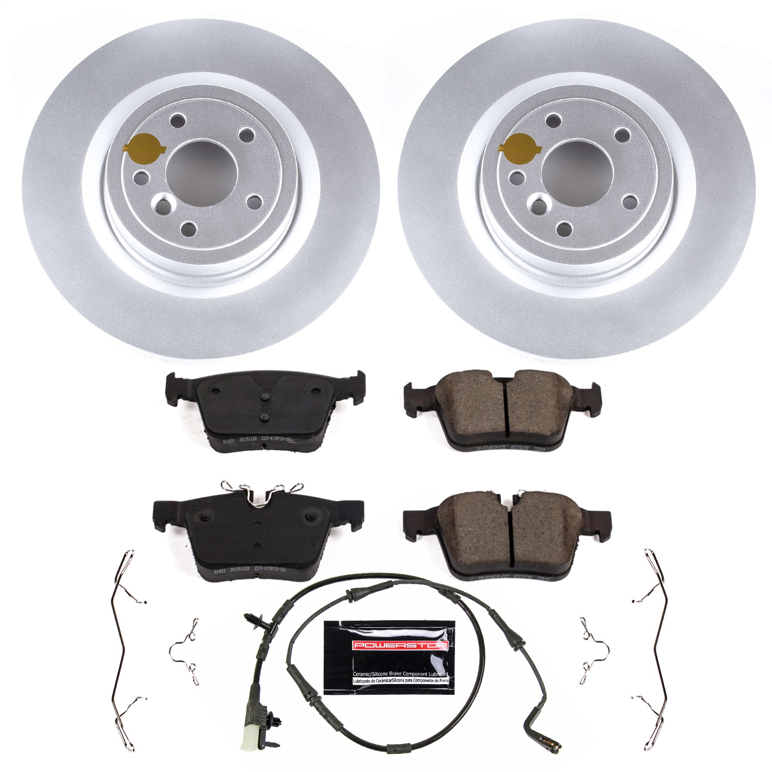 Power Stop - CRK7733 - Rear - Disc Brake Pad and Rotor Kit