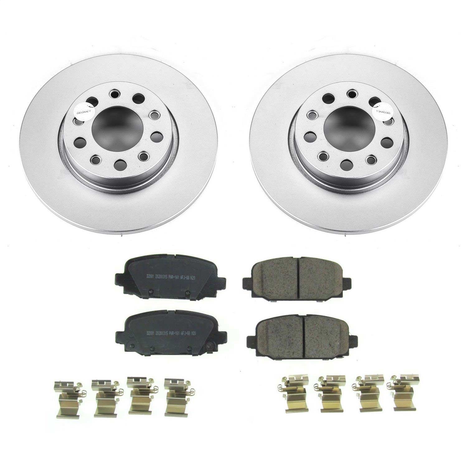 Power Stop - CRK7736 - Rear - Disc Brake Pad and Rotor Kit