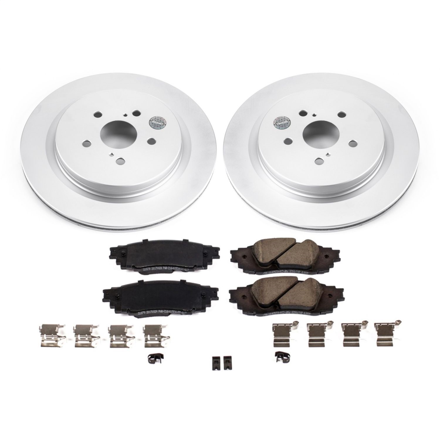 Power Stop - CRK7740 - Rear - Disc Brake Pad and Rotor Kit