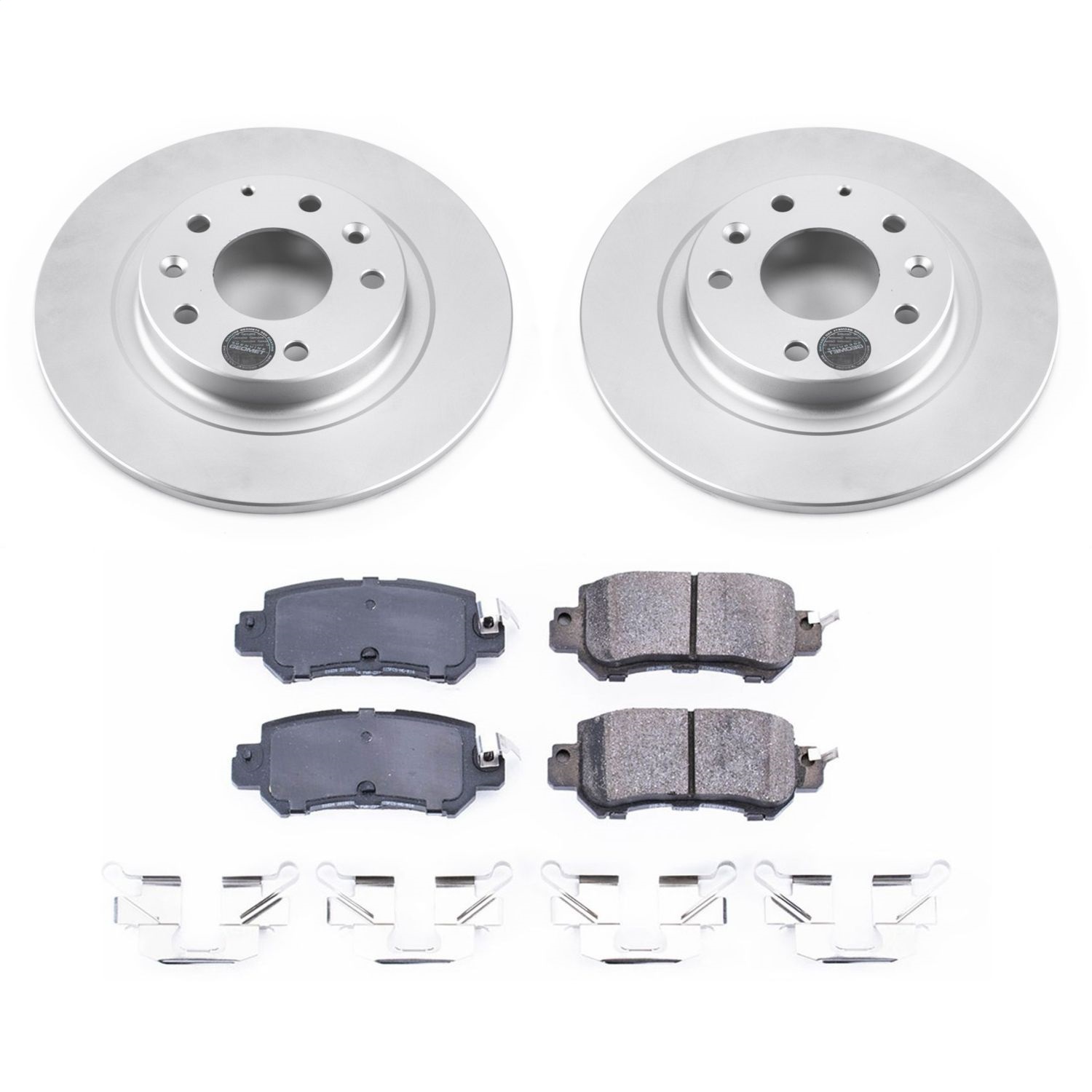 Power Stop - CRK7741 - Rear - Disc Brake Pad and Rotor Kit