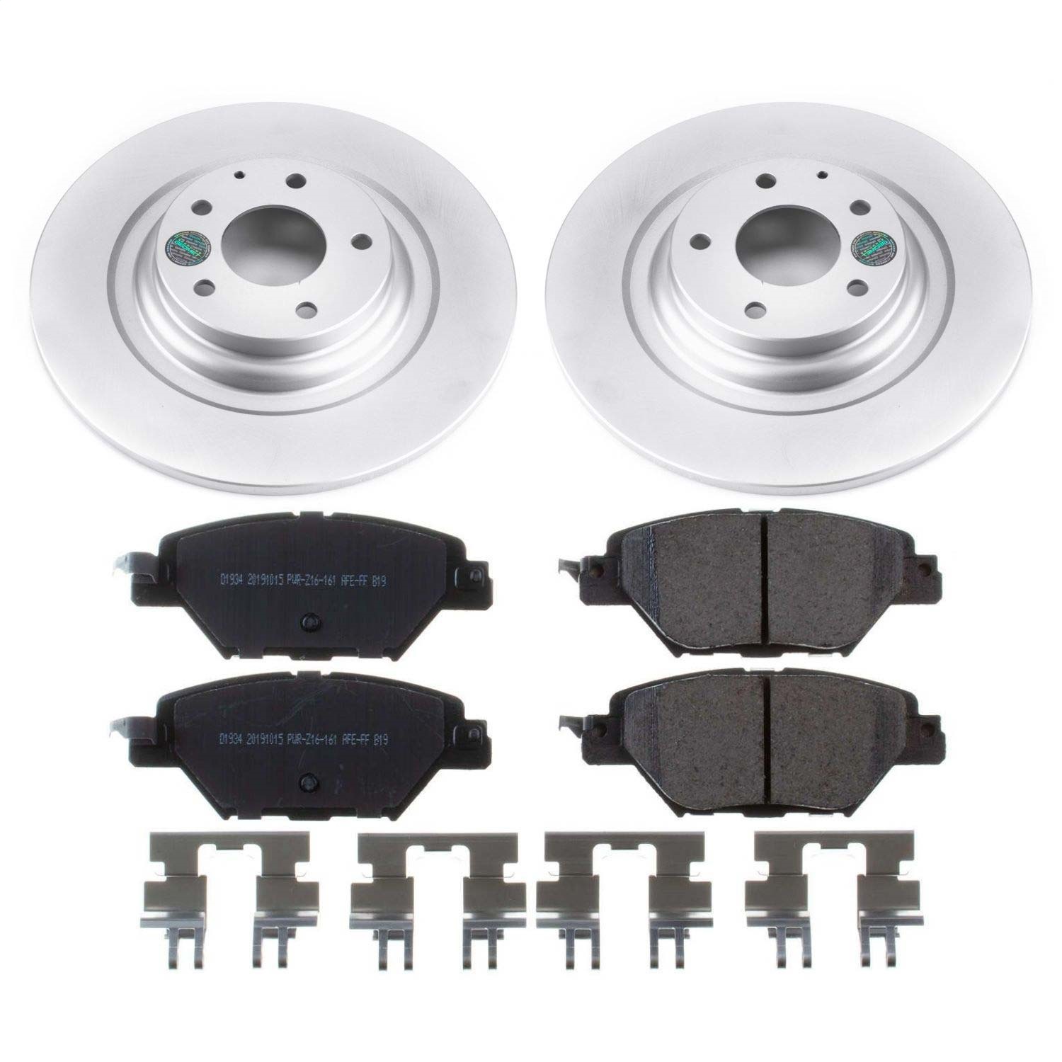 Power Stop - CRK7742 - Rear - Disc Brake Pad and Rotor Kit