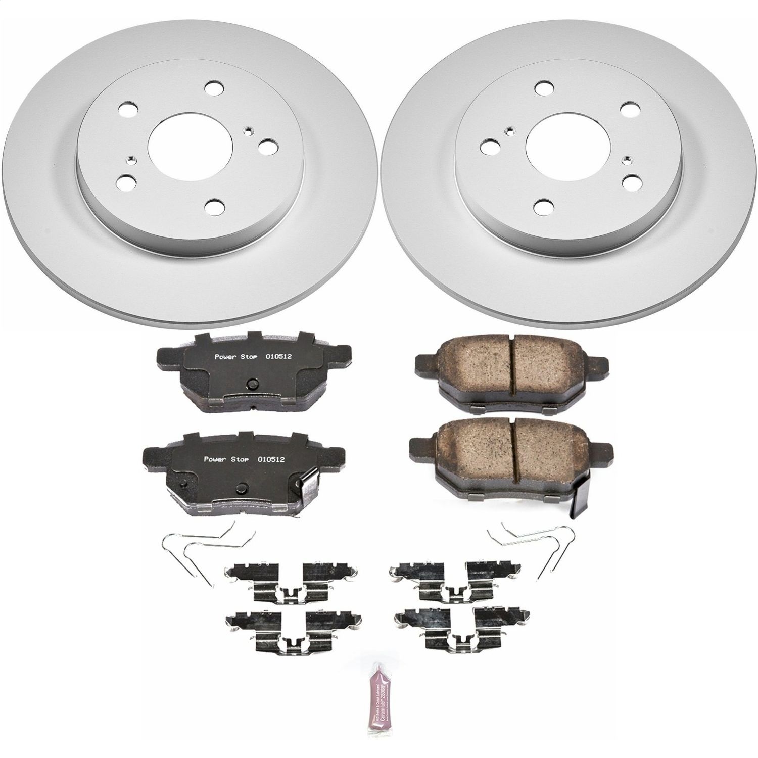 Power Stop - CRK7753 - Rear - Disc Brake Pad and Rotor Kit