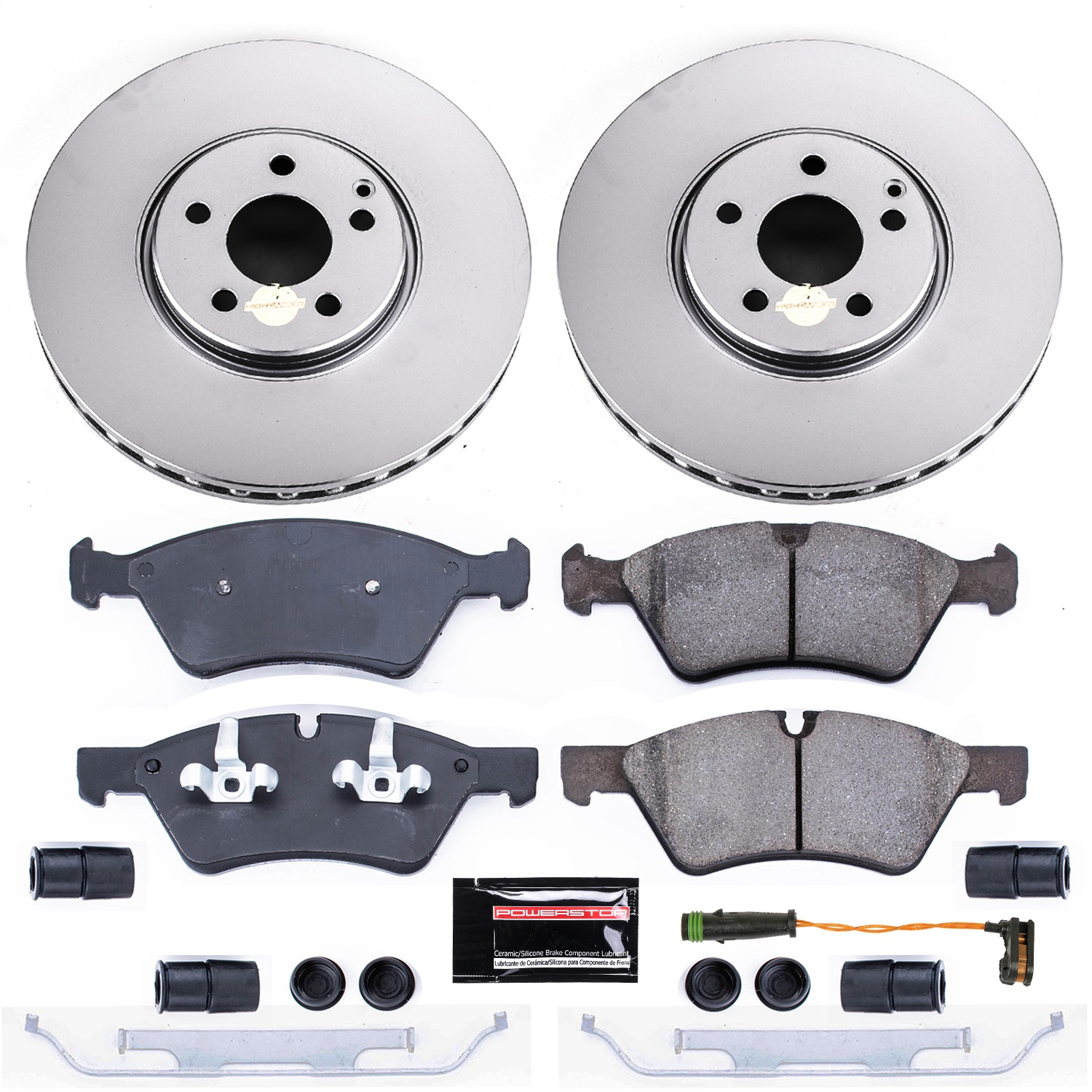 Power Stop - CRK7767 - Front - Disc Brake Pad and Rotor Kit