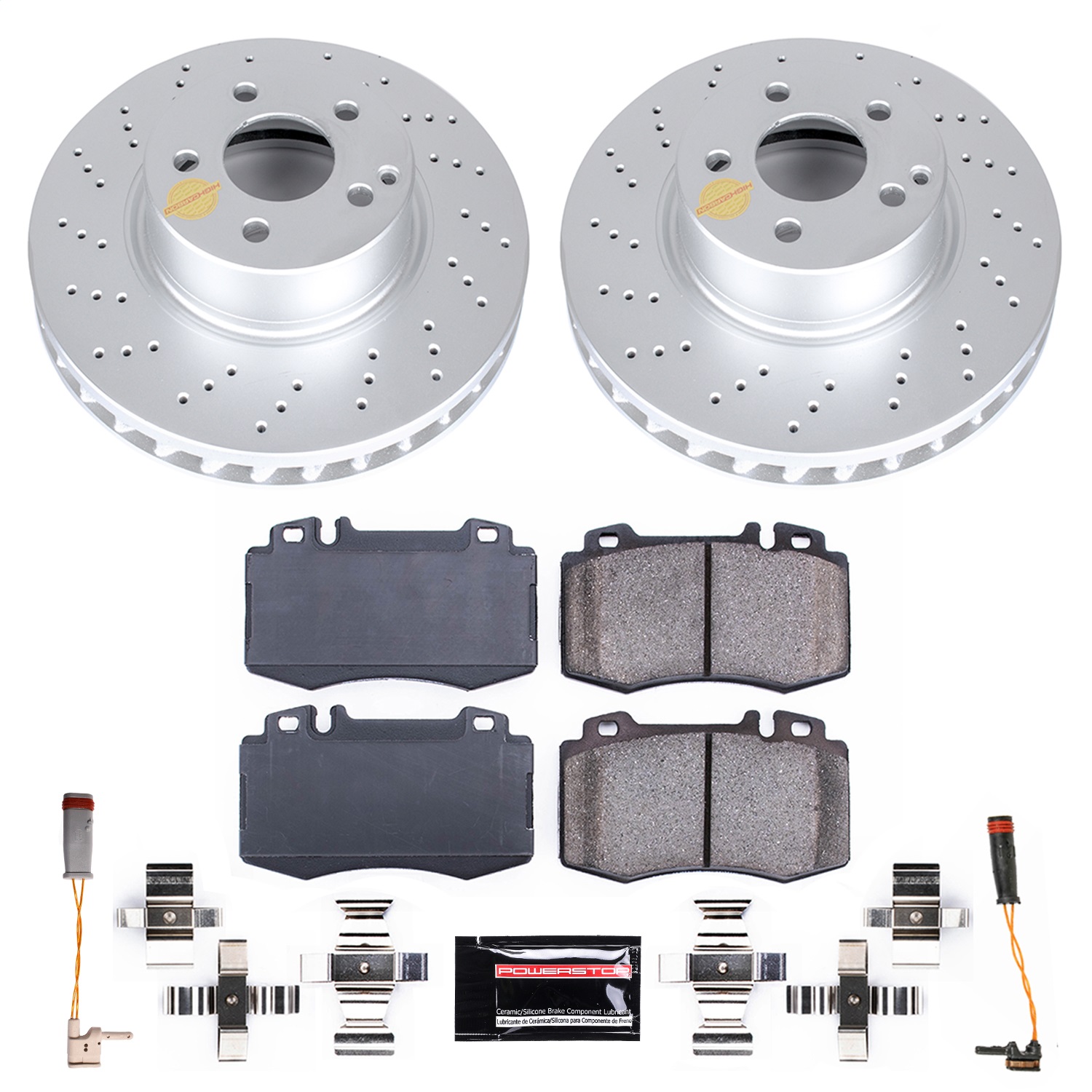 Power Stop - CRK7770 - Front - Disc Brake Pad and Rotor Kit