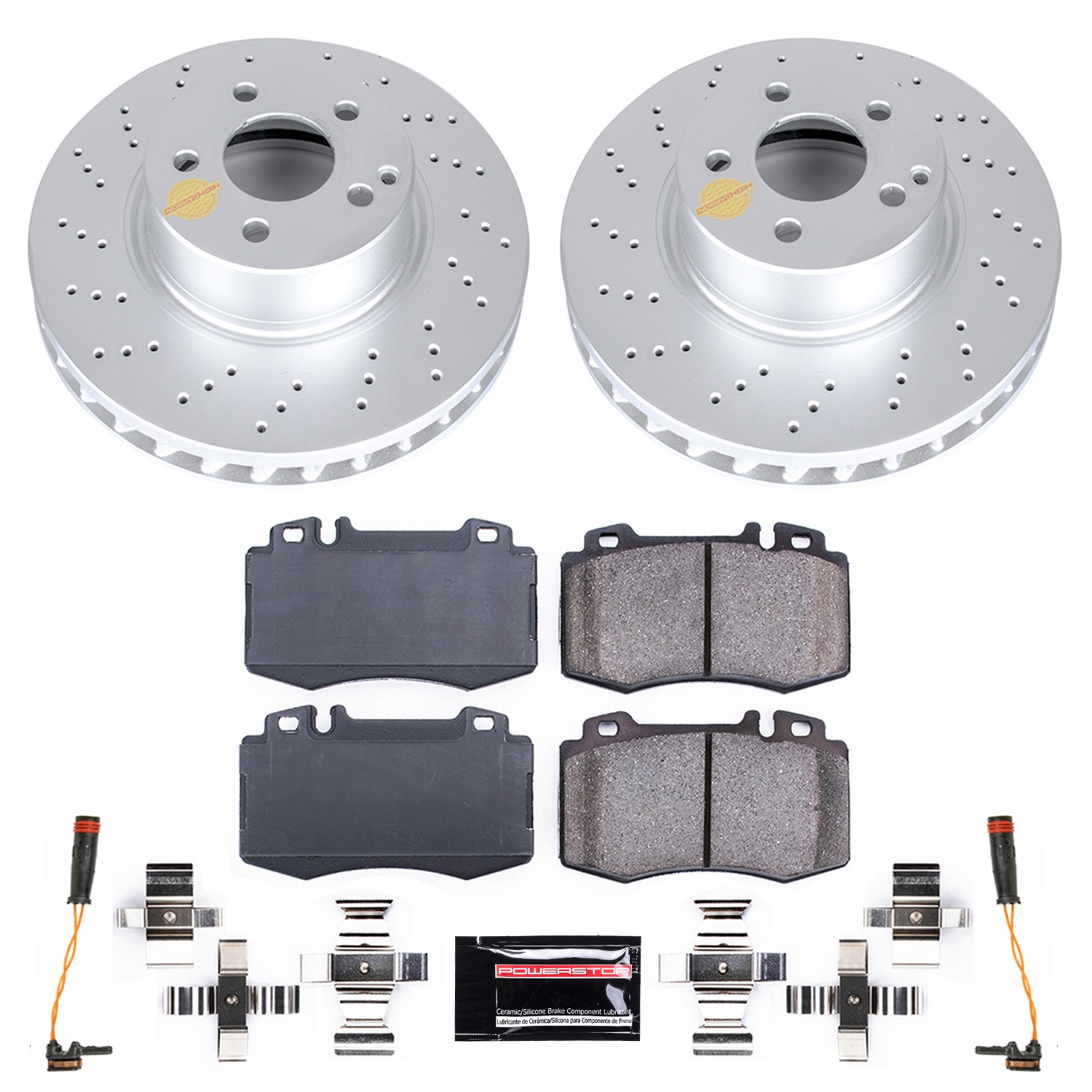 Power Stop - CRK7771 - Front - Disc Brake Pad and Rotor Kit