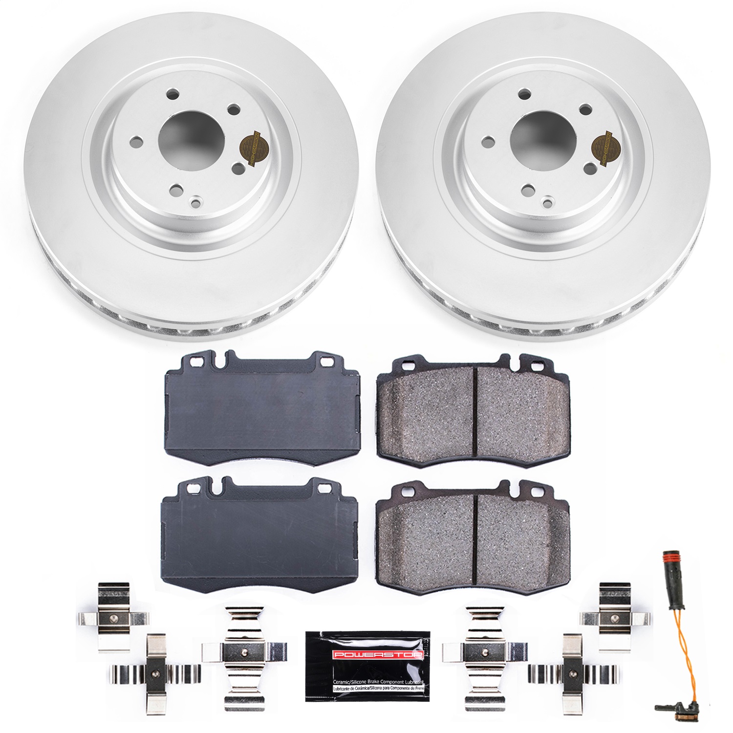 Power Stop - CRK7788 - Front - Disc Brake Pad and Rotor Kit
