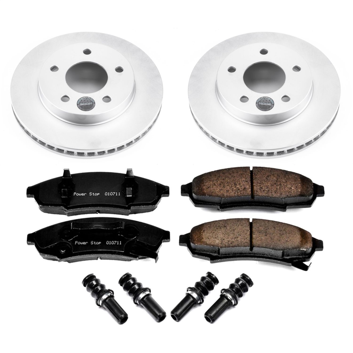 Power Stop - CRK7794 - Front - Disc Brake Pad and Rotor Kit