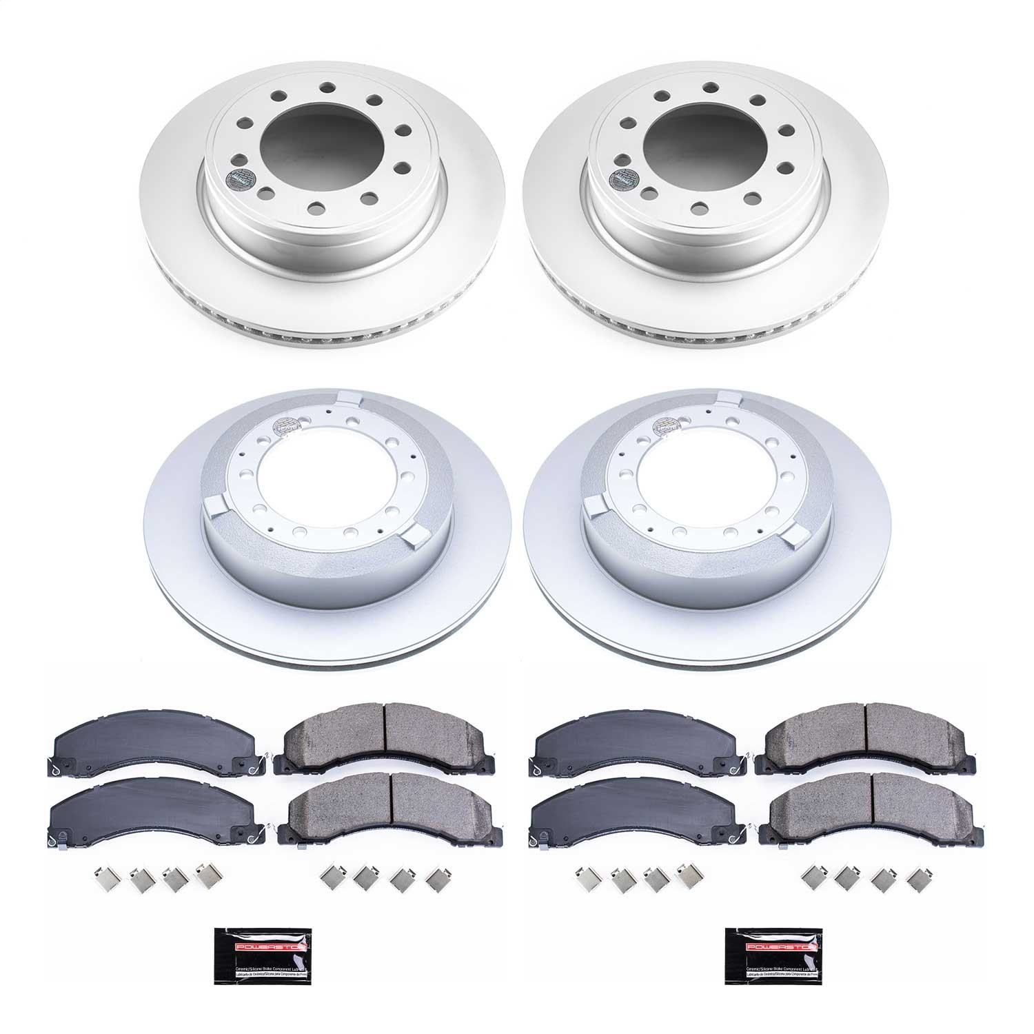 Power Stop - CRK7818 - Front and Rear - Disc Brake Pad and Rotor Kit