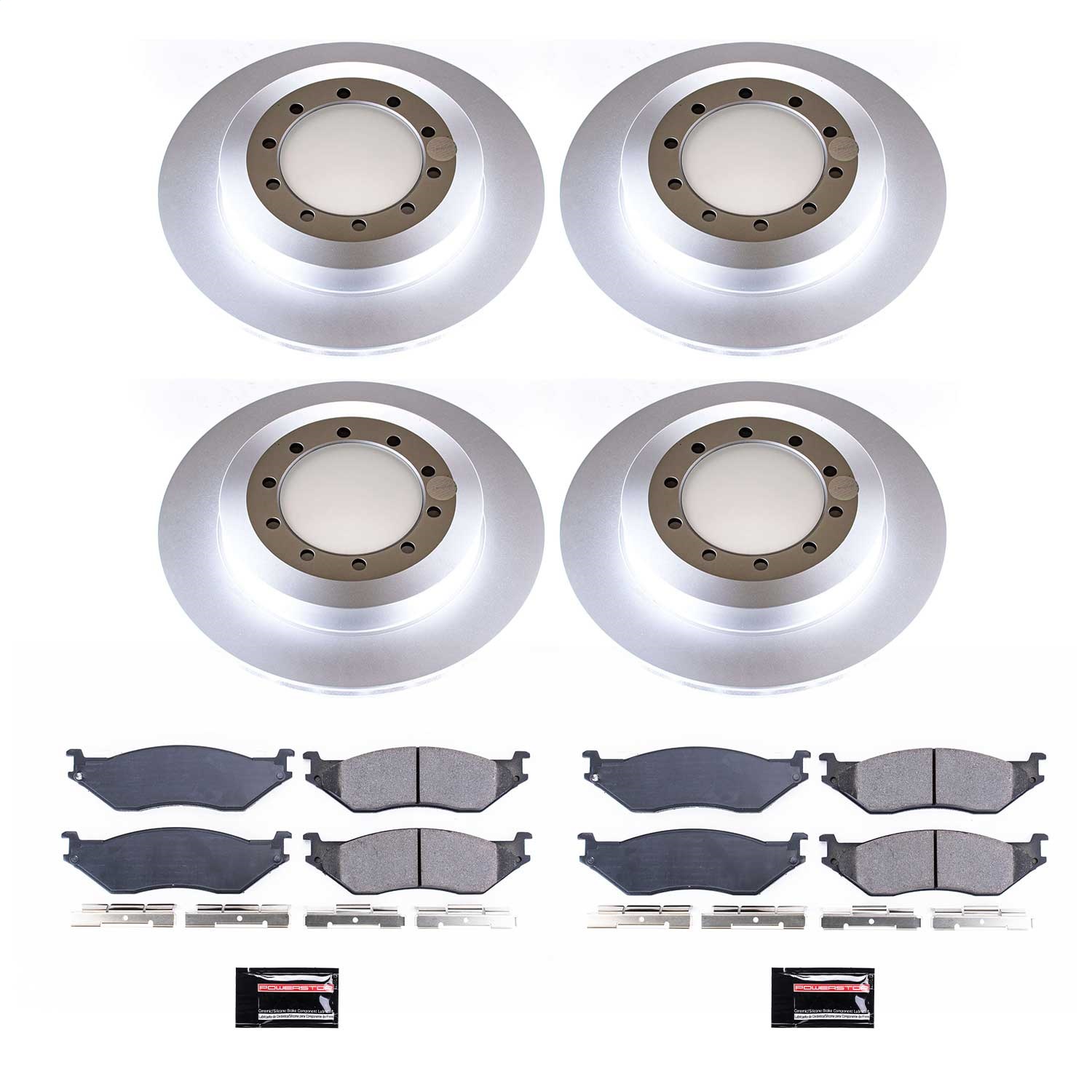 Power Stop - CRK7820 - Front and Rear - Disc Brake Pad and Rotor Kit
