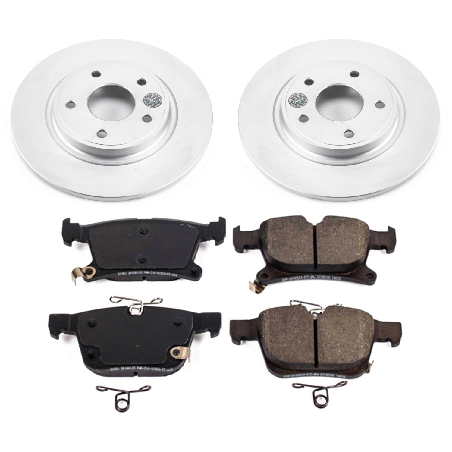Power Stop - CRK7845 - Rear - Disc Brake Pad and Rotor Kit