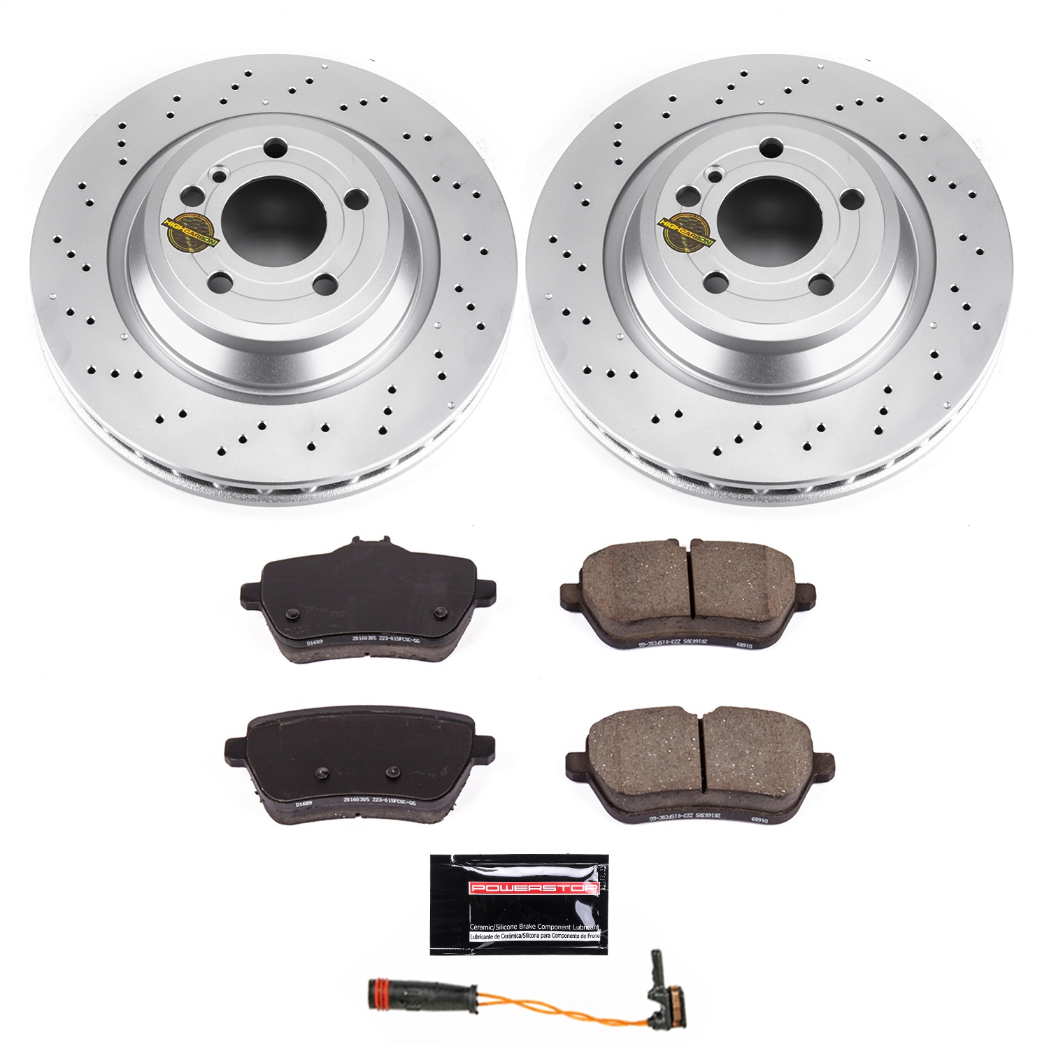 Power Stop - CRK7859 - Rear - Disc Brake Pad and Rotor Kit