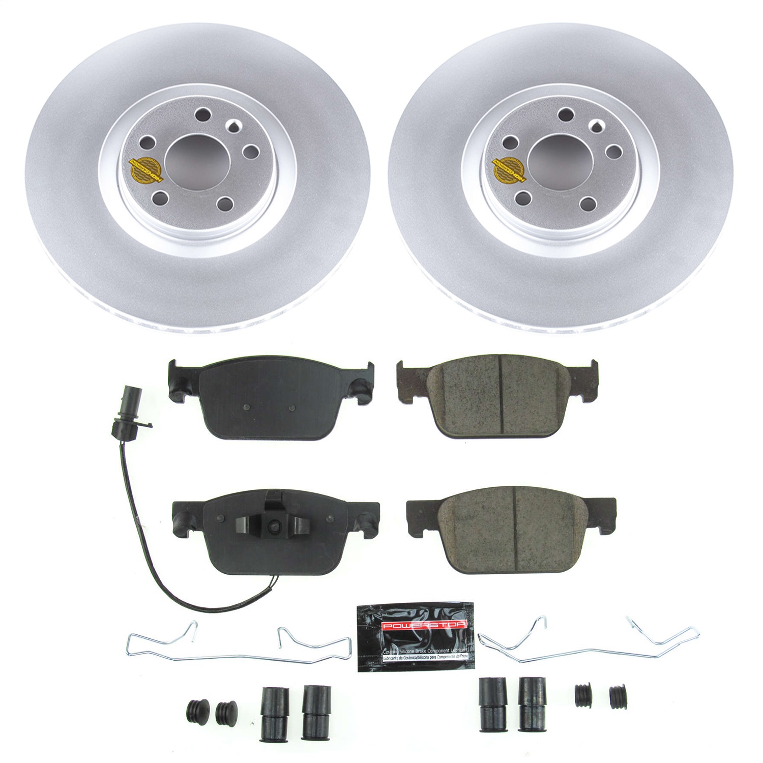 Power Stop - CRK7860 - Front - Disc Brake Pad and Rotor Kit