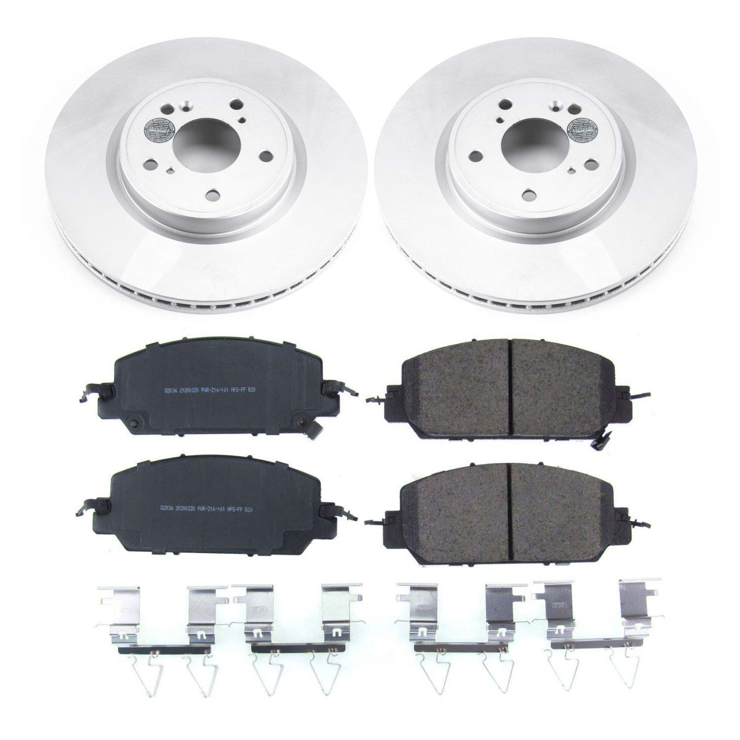 Power Stop - CRK7872 - Front - Disc Brake Pad and Rotor Kit
