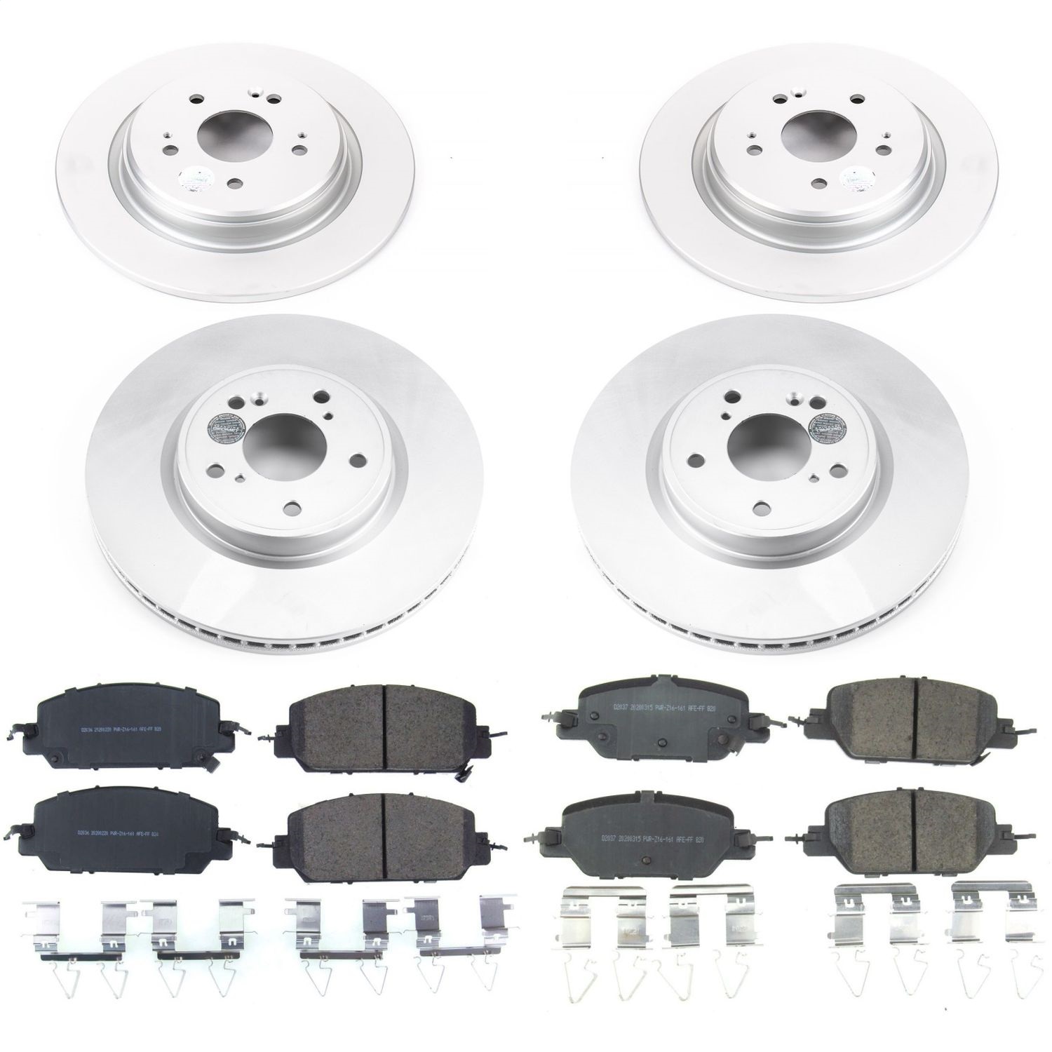 Power Stop - CRK7873 - Front and Rear - Disc Brake Pad and Rotor Kit