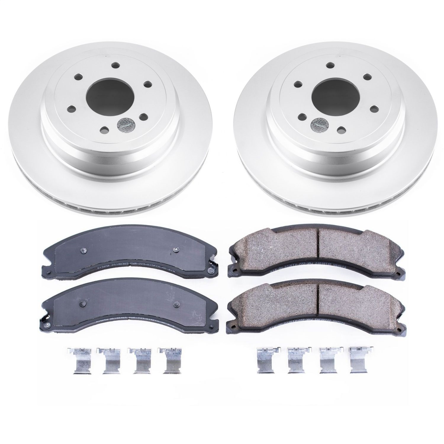 Power Stop - CRK7877 - Rear - Disc Brake Pad and Rotor Kit