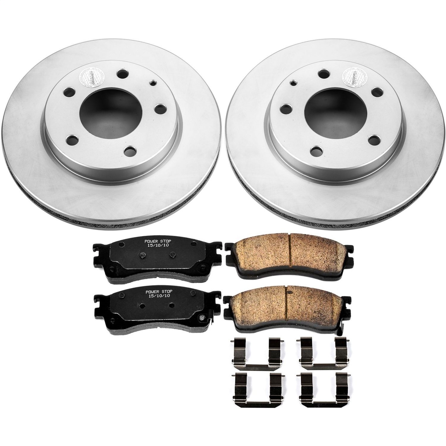 Power Stop - CRK788 - Front - Disc Brake Pad and Rotor Kit