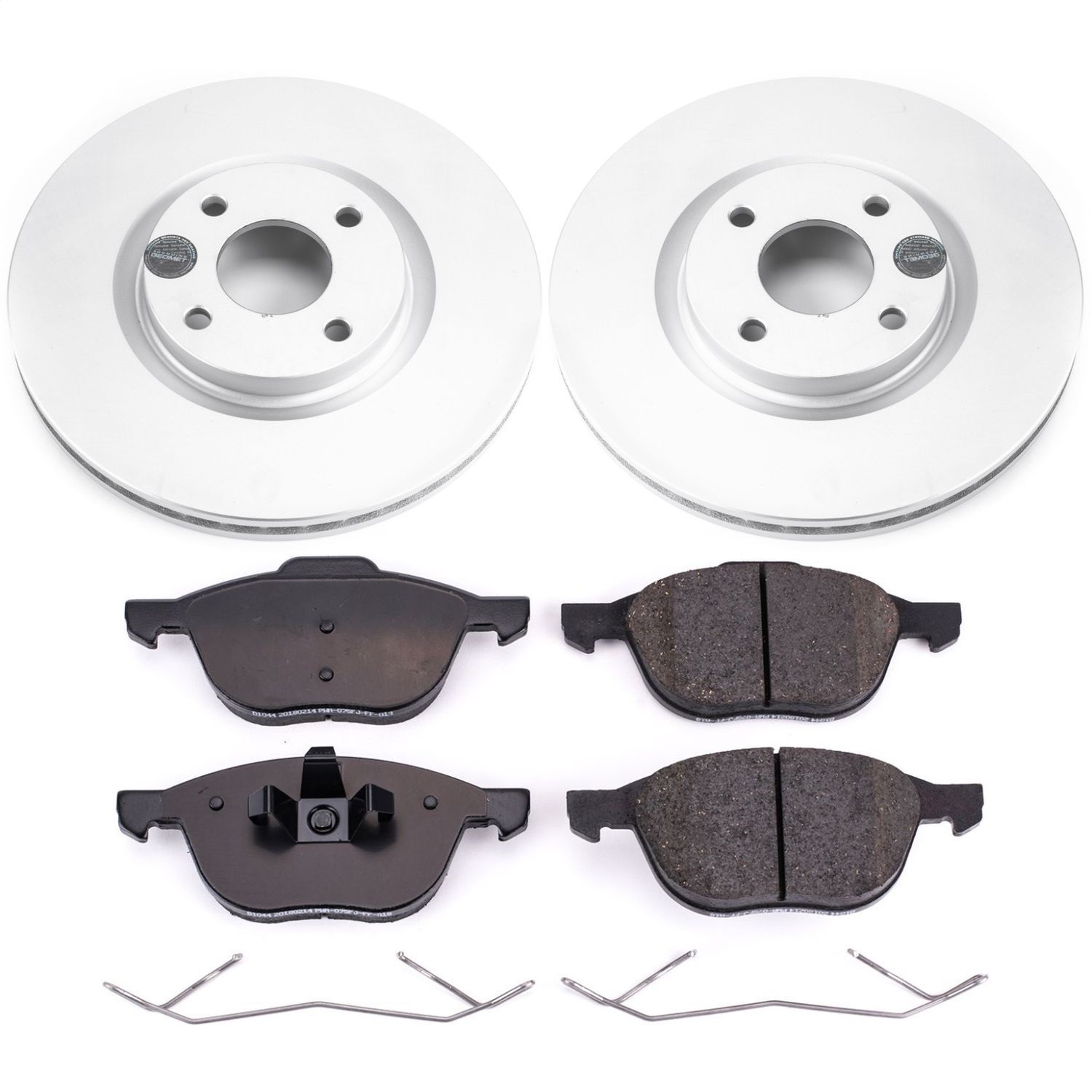 Power Stop - CRK7884 - Front - Disc Brake Pad and Rotor Kit