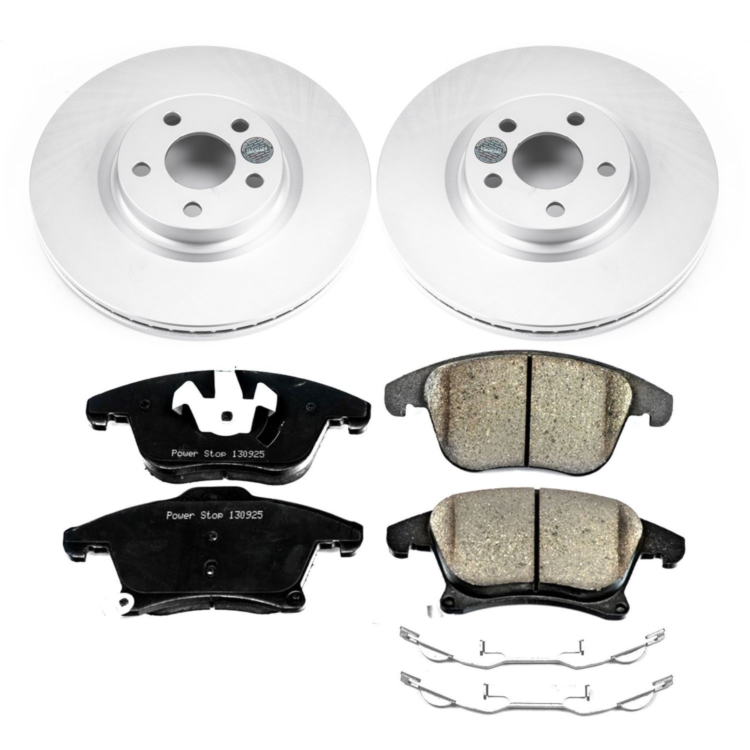Power Stop - CRK7885 - Front - Disc Brake Pad and Rotor Kit