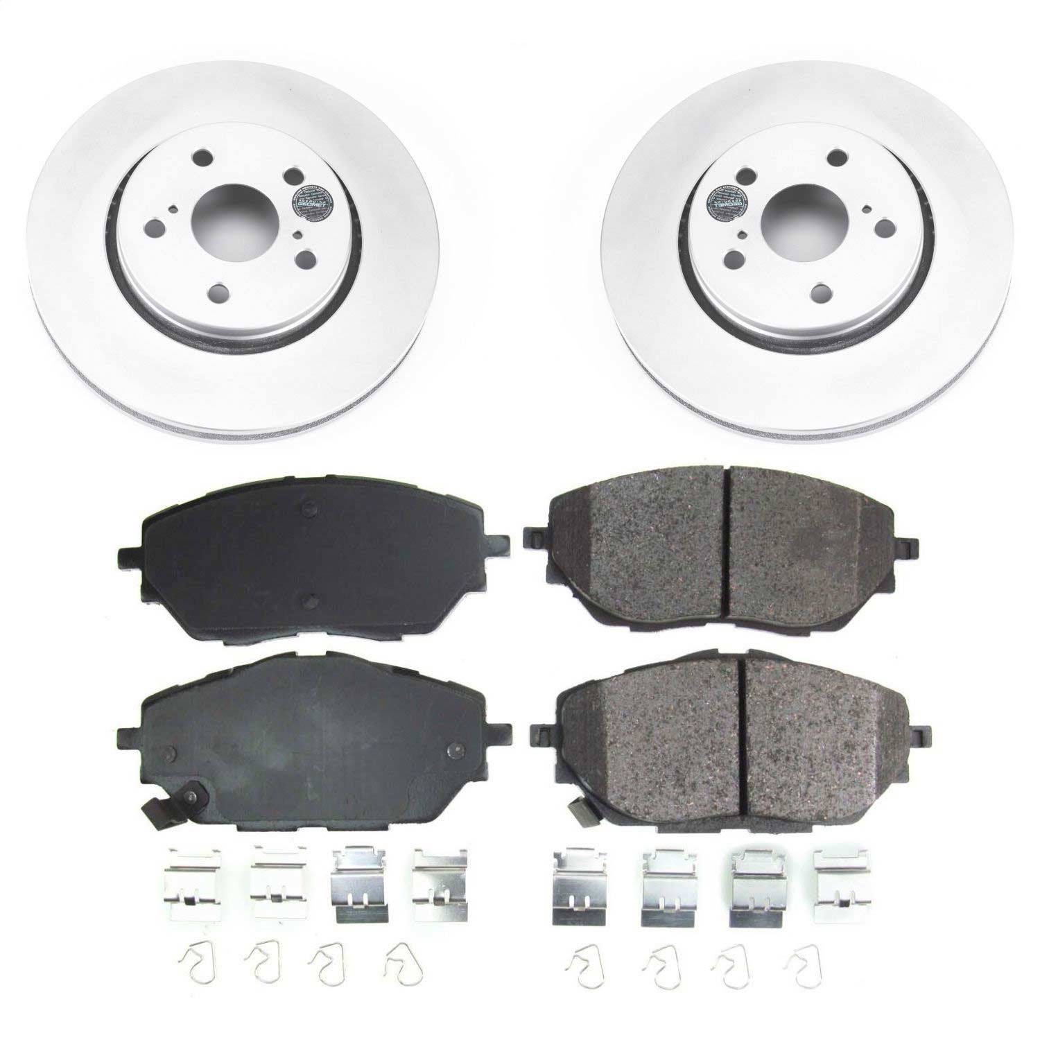 Power Stop - CRK7890 - Front - Disc Brake Pad and Rotor Kit