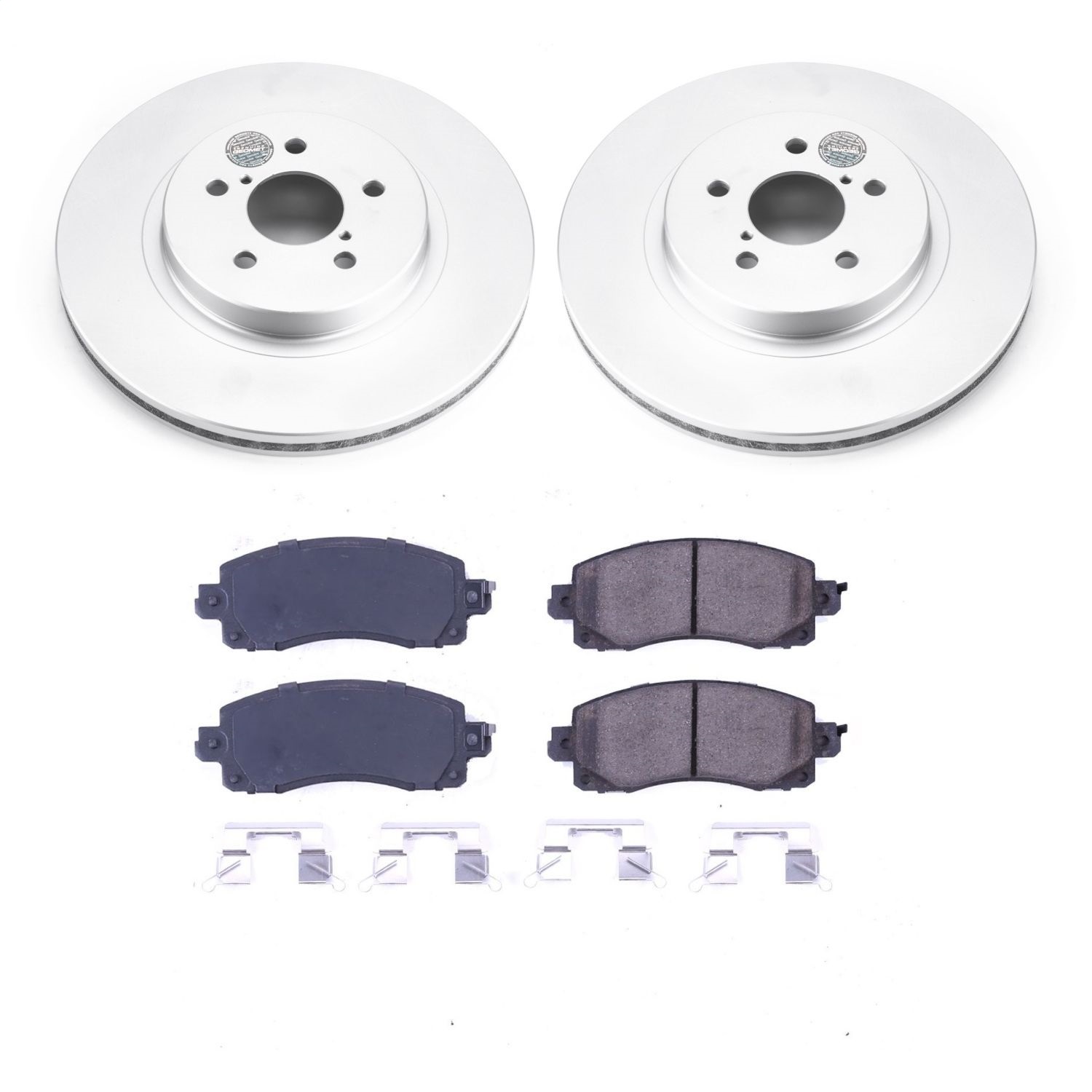Power Stop - CRK7892 - Front - Disc Brake Pad and Rotor Kit