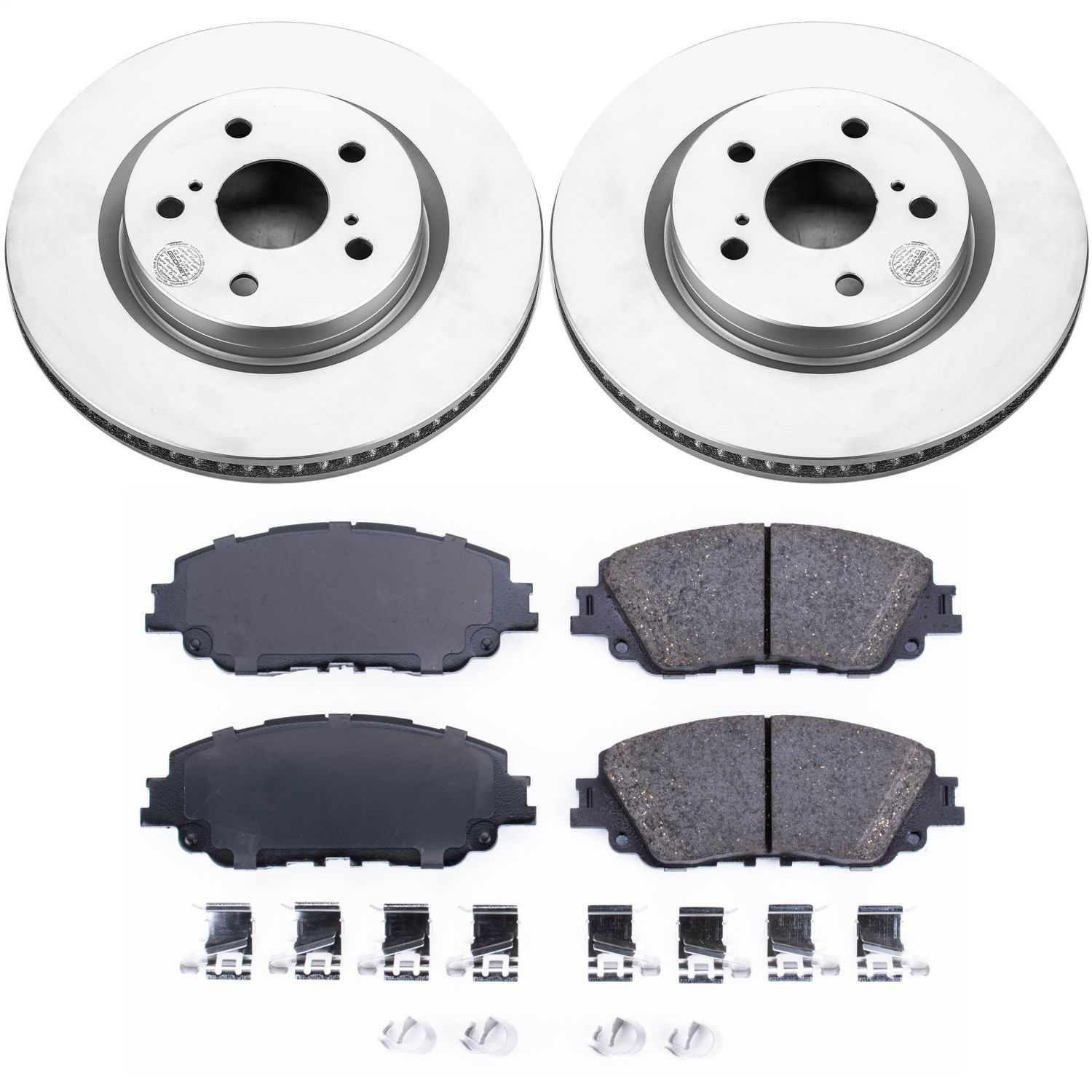 Power Stop - CRK7895 - Front - Disc Brake Pad and Rotor Kit