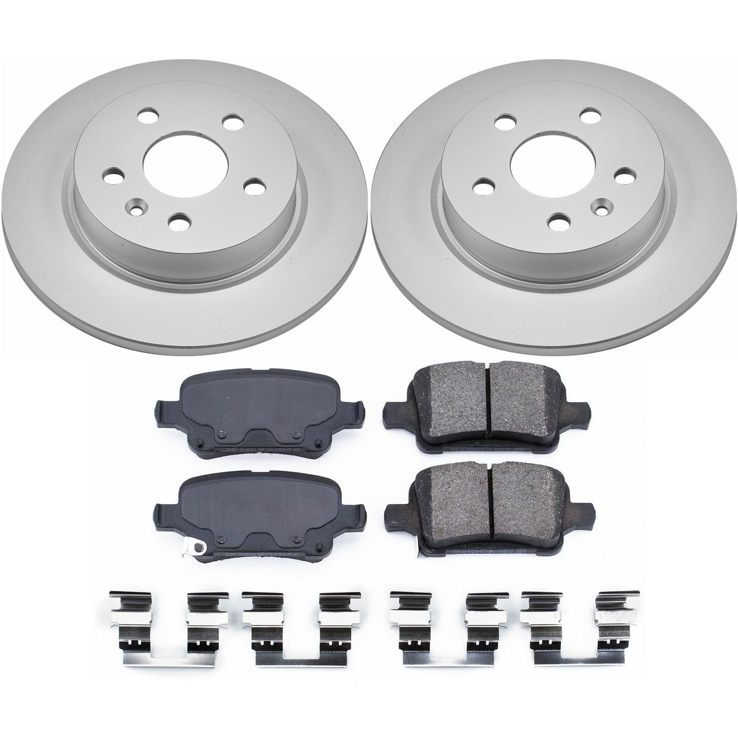 Power Stop - CRK7896 - Rear - Disc Brake Pad and Rotor Kit