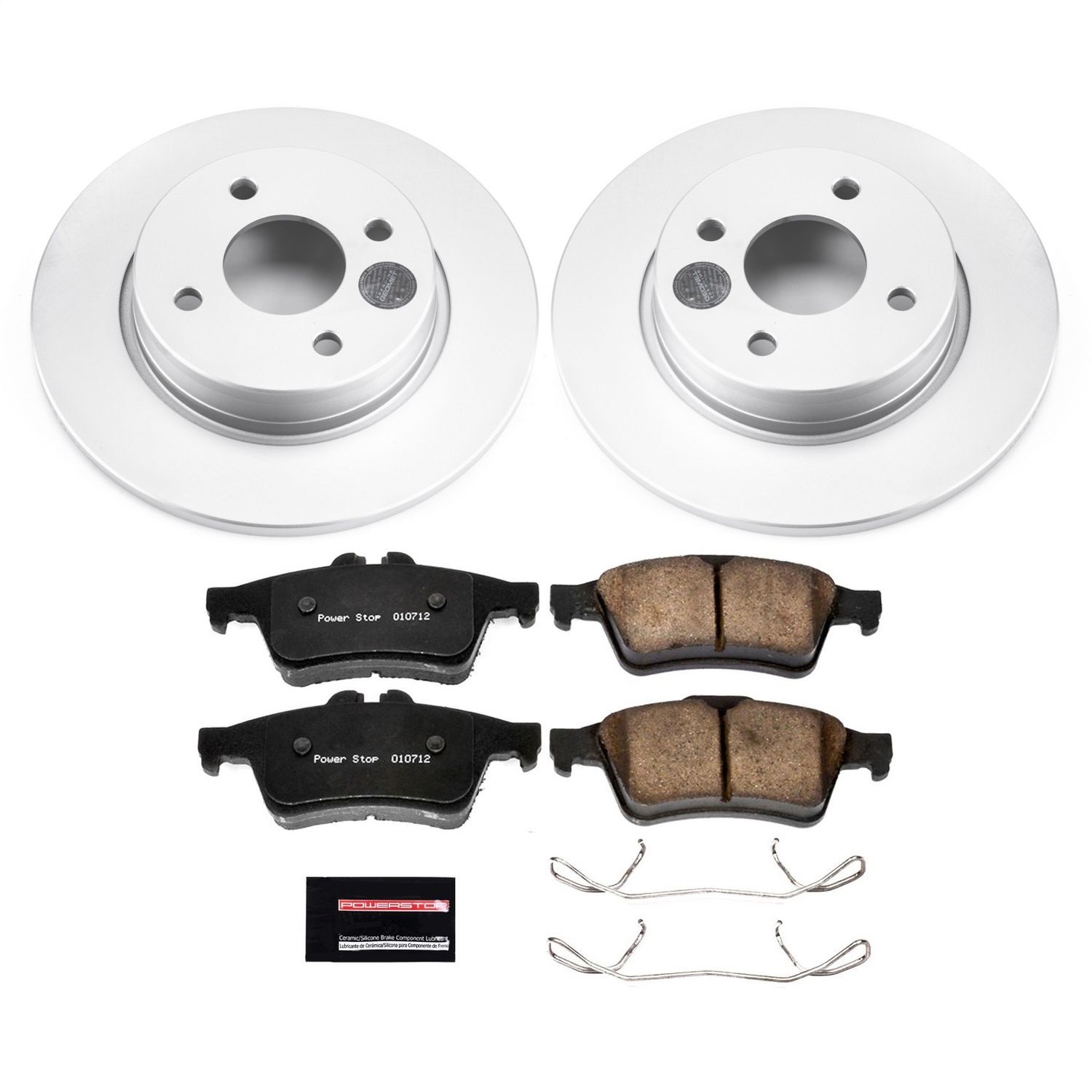 Power Stop - CRK7897 - Rear - Disc Brake Pad and Rotor Kit