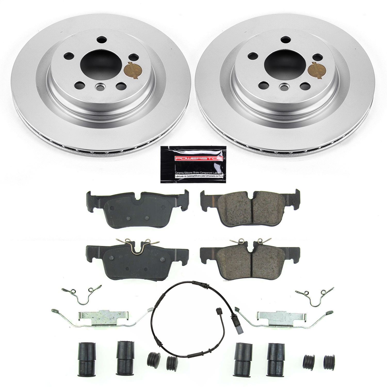 Power Stop - CRK7899 - Rear - Disc Brake Pad and Rotor Kit