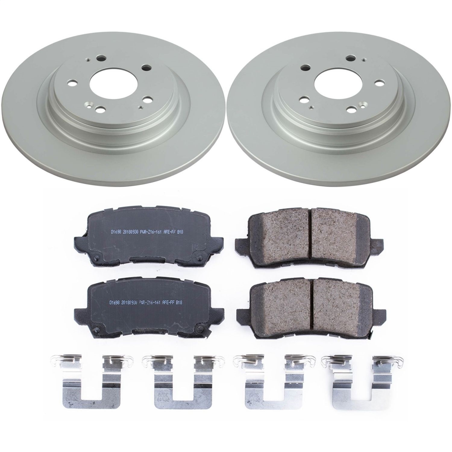 Power Stop - CRK7901 - Rear - Disc Brake Pad and Rotor Kit