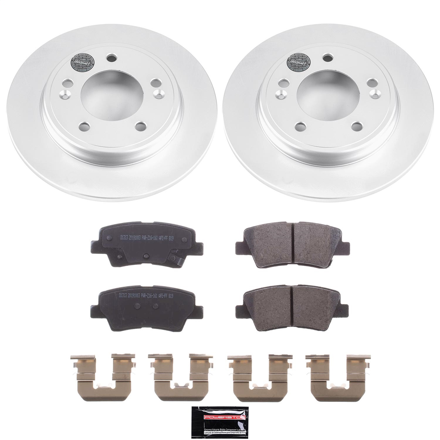 Power Stop - CRK7904 - Rear - Disc Brake Pad and Rotor Kit