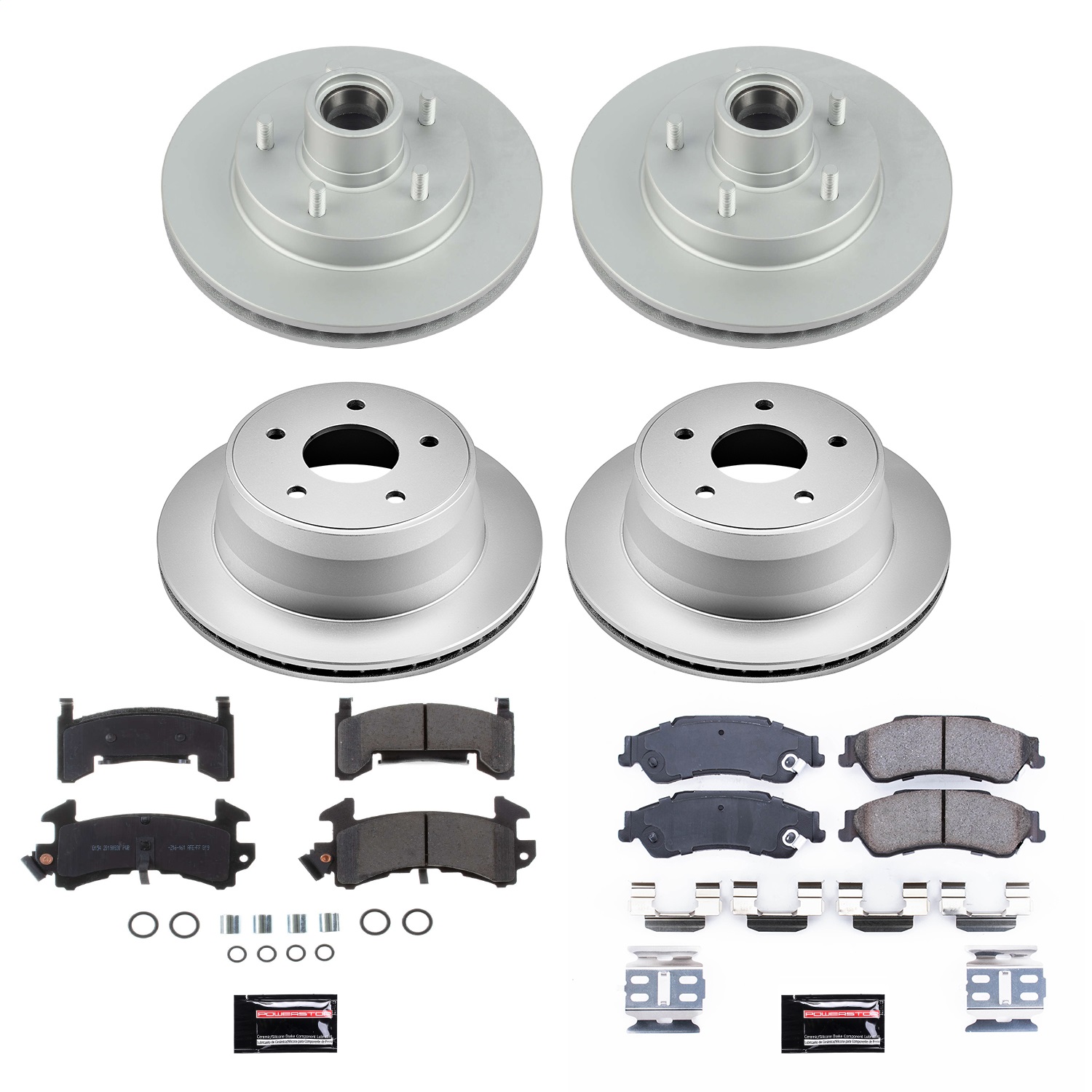 Power Stop - CRK7913 - Front and Rear - Disc Brake Pad and Rotor Kit