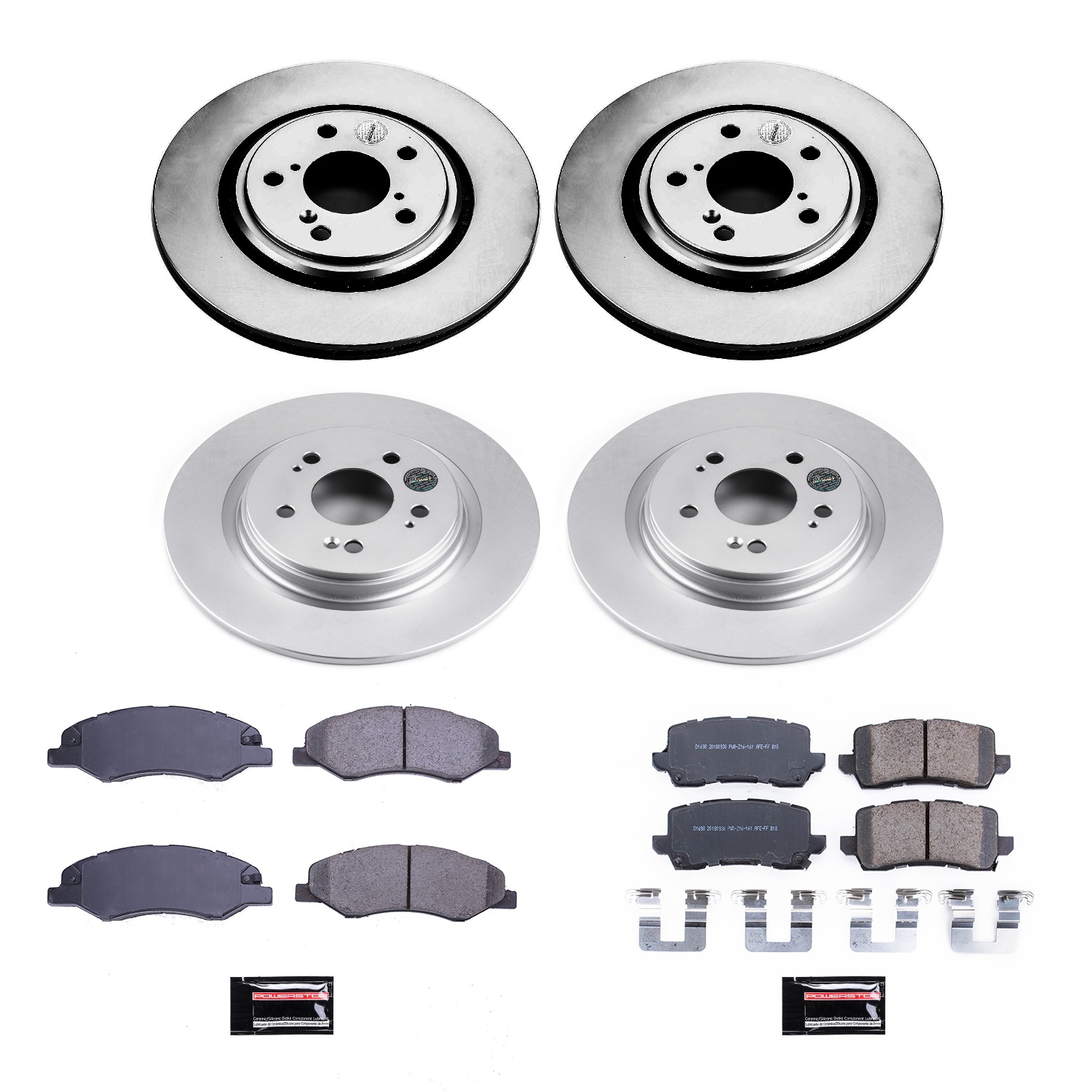 Power Stop - CRK7923 - Front and Rear - Disc Brake Pad and Rotor Kit