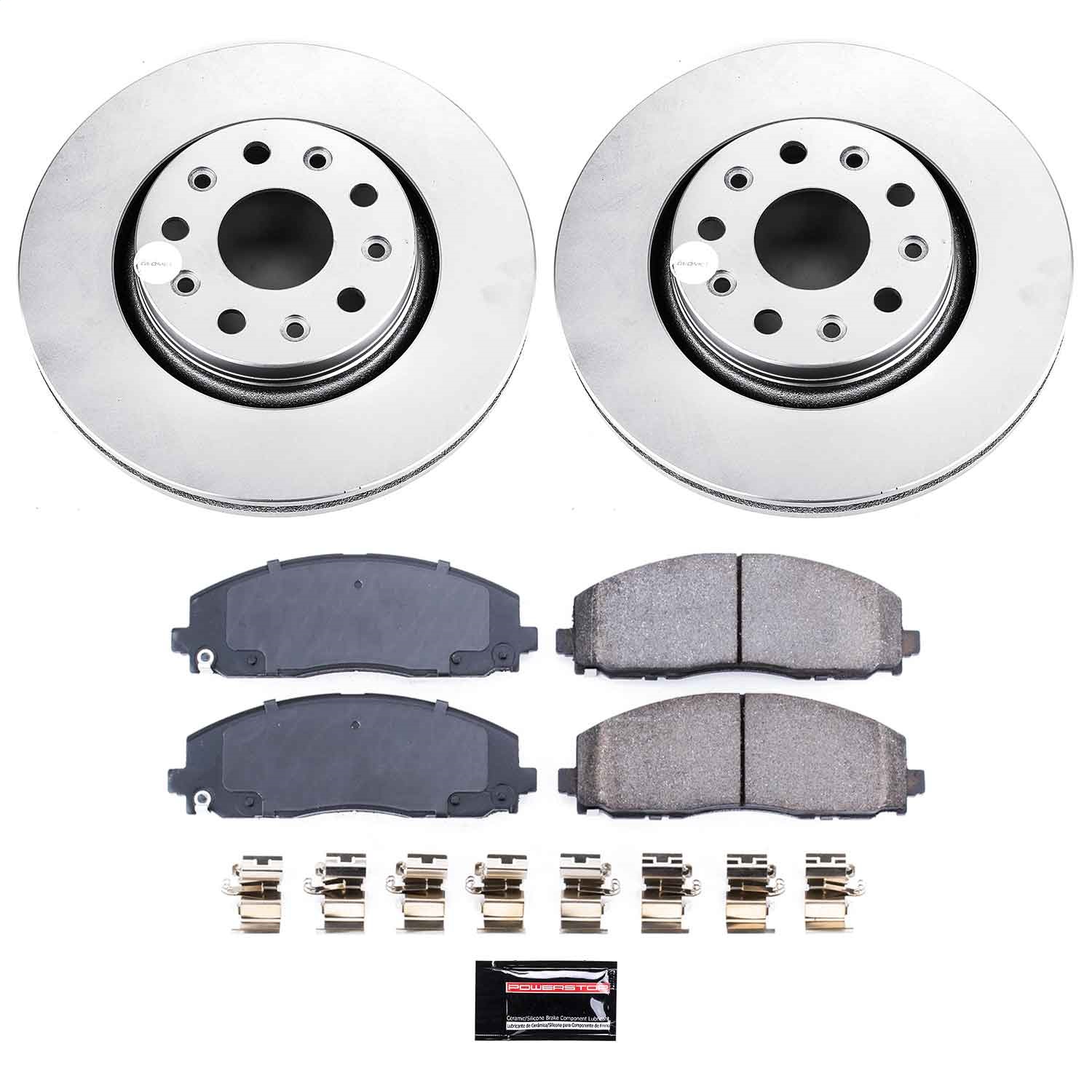 Power Stop - CRK7940 - Front - Disc Brake Pad and Rotor Kit