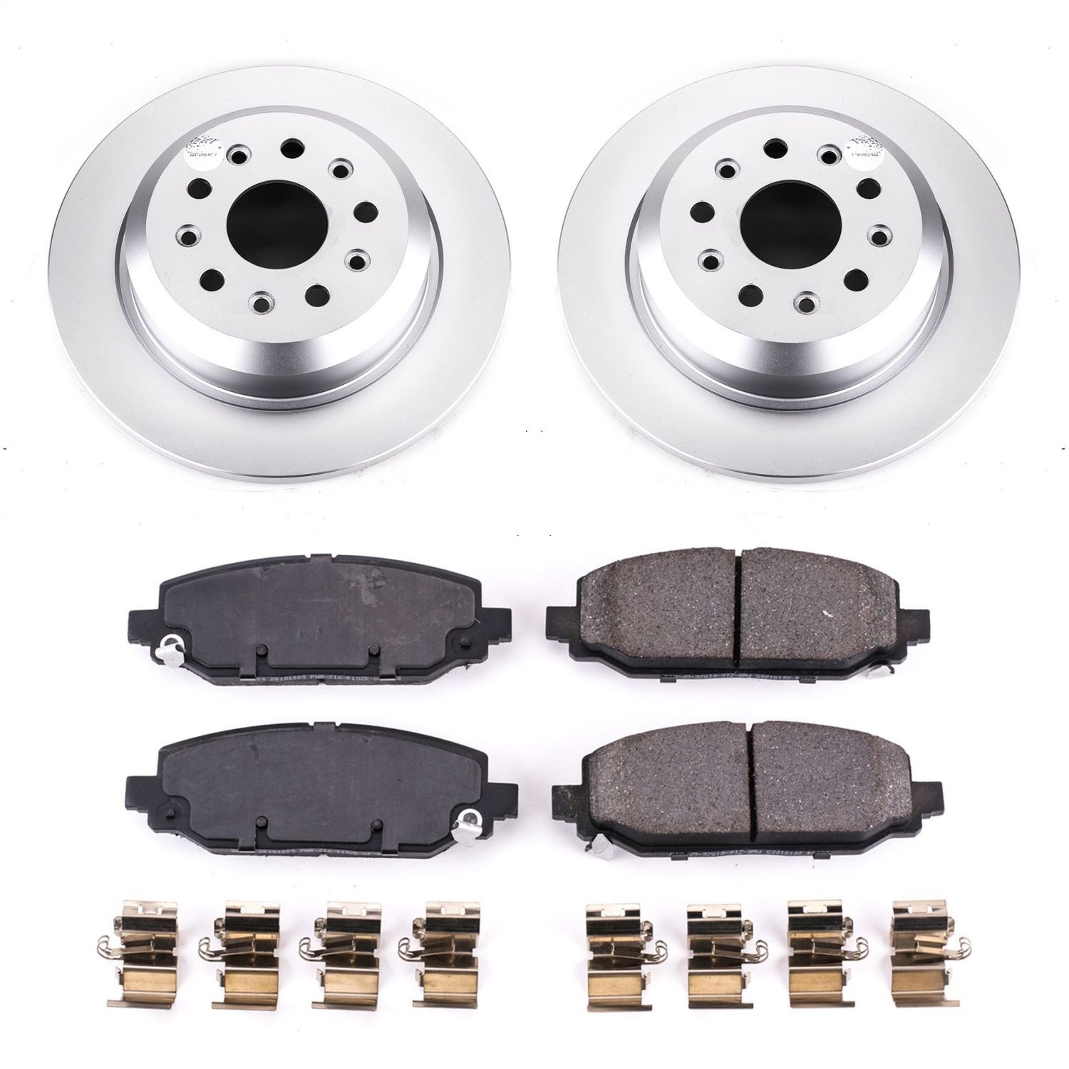 Power Stop - CRK7942 - Rear - Disc Brake Pad and Rotor Kit