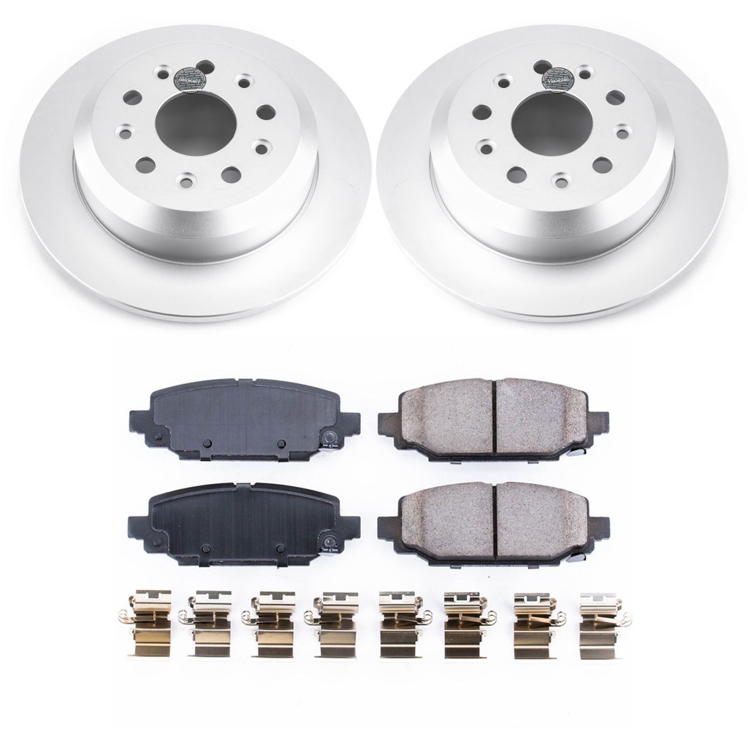 Power Stop - CRK7943 - Rear - Disc Brake Pad and Rotor Kit