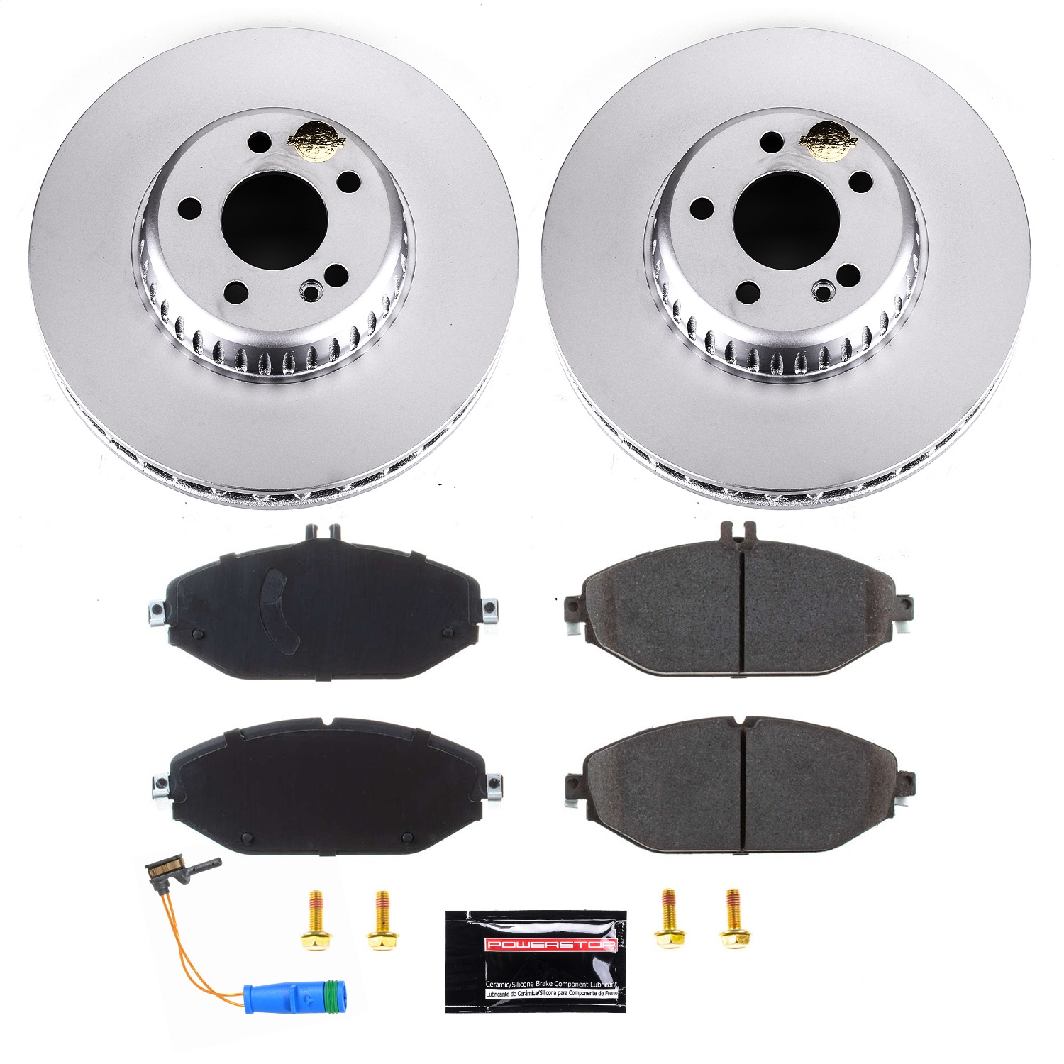 Power Stop - CRK7963 - Front - Disc Brake Pad and Rotor Kit
