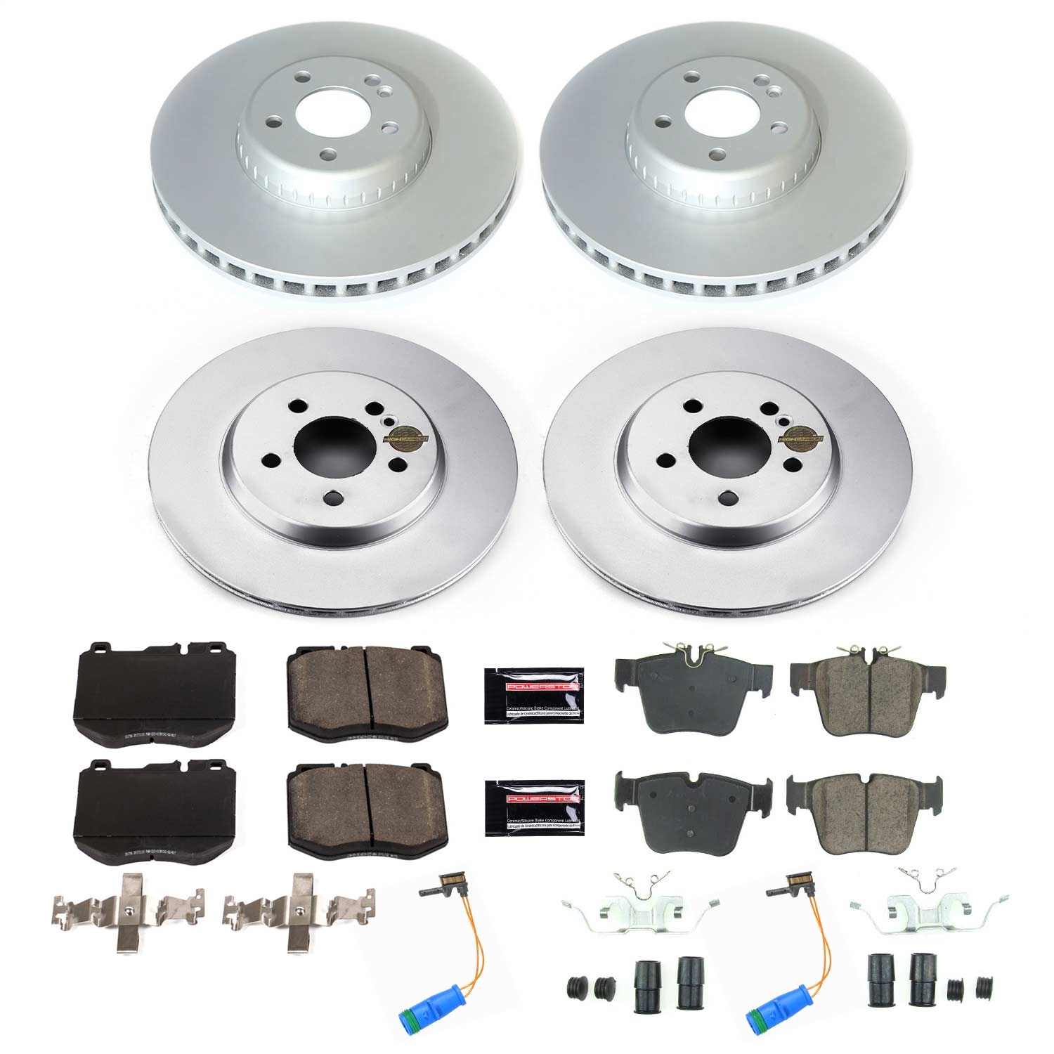 Power Stop - CRK7970 - Front and Rear - Disc Brake Pad and Rotor Kit