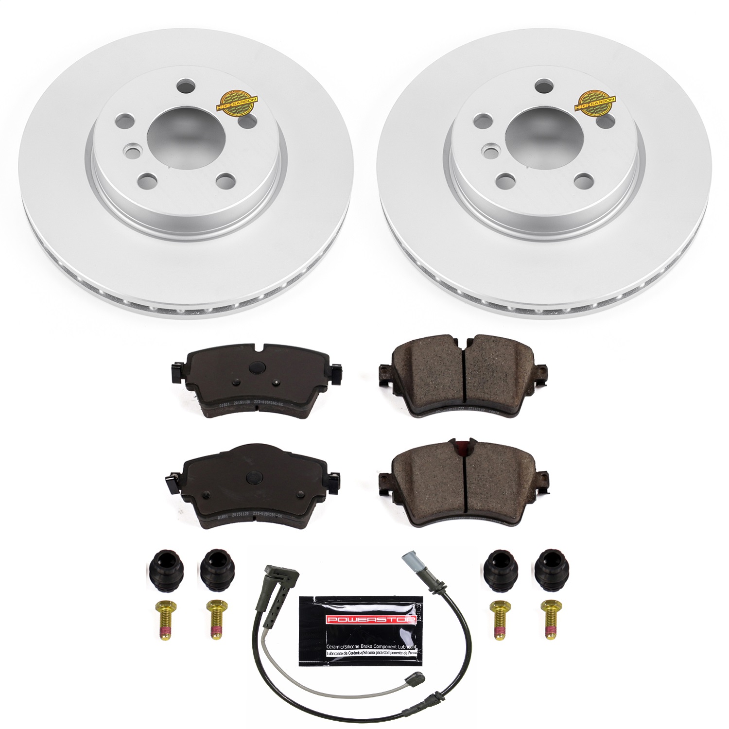Power Stop - CRK7979 - Front - Disc Brake Pad and Rotor Kit