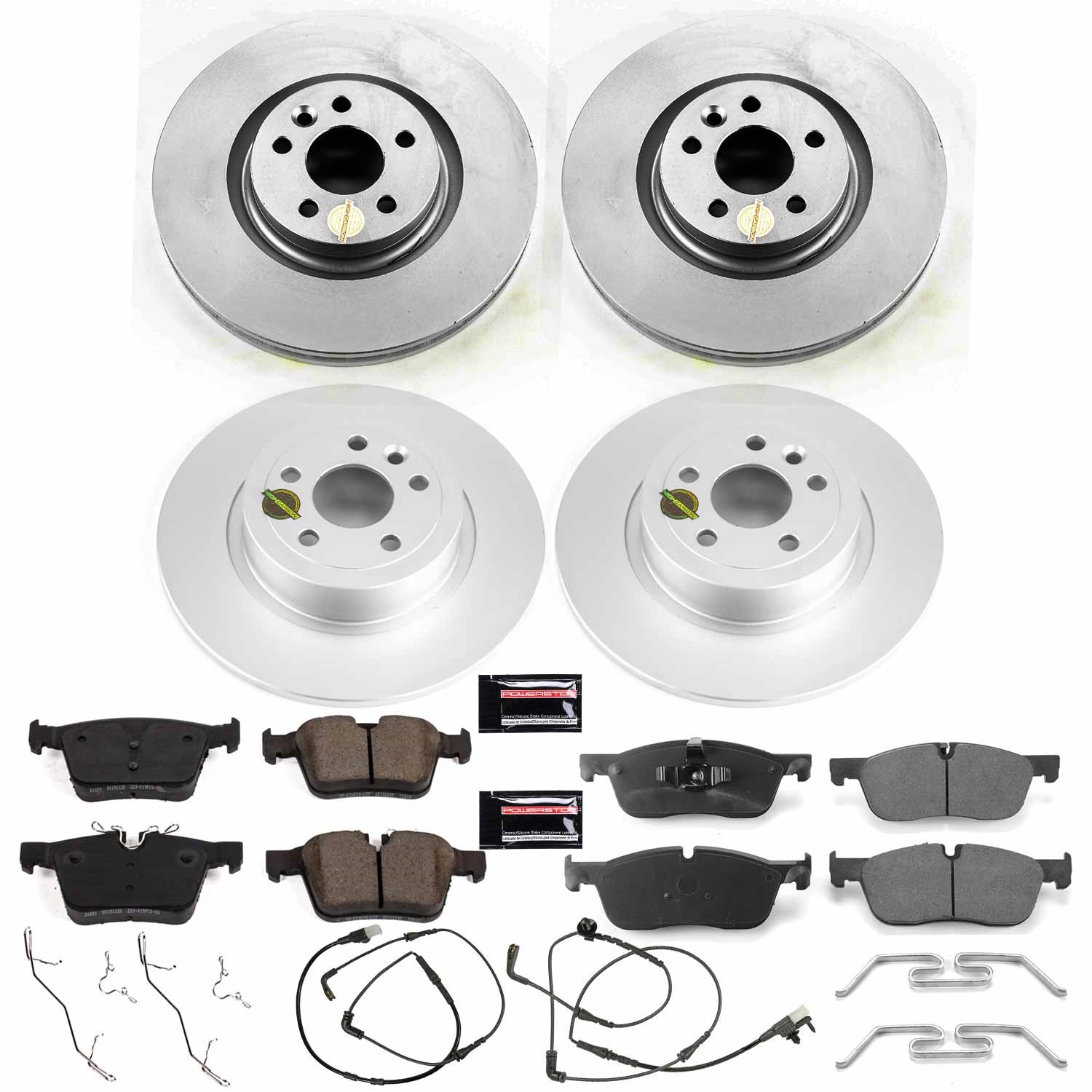 Power Stop - CRK7992 - Front and Rear - Disc Brake Pad and Rotor Kit