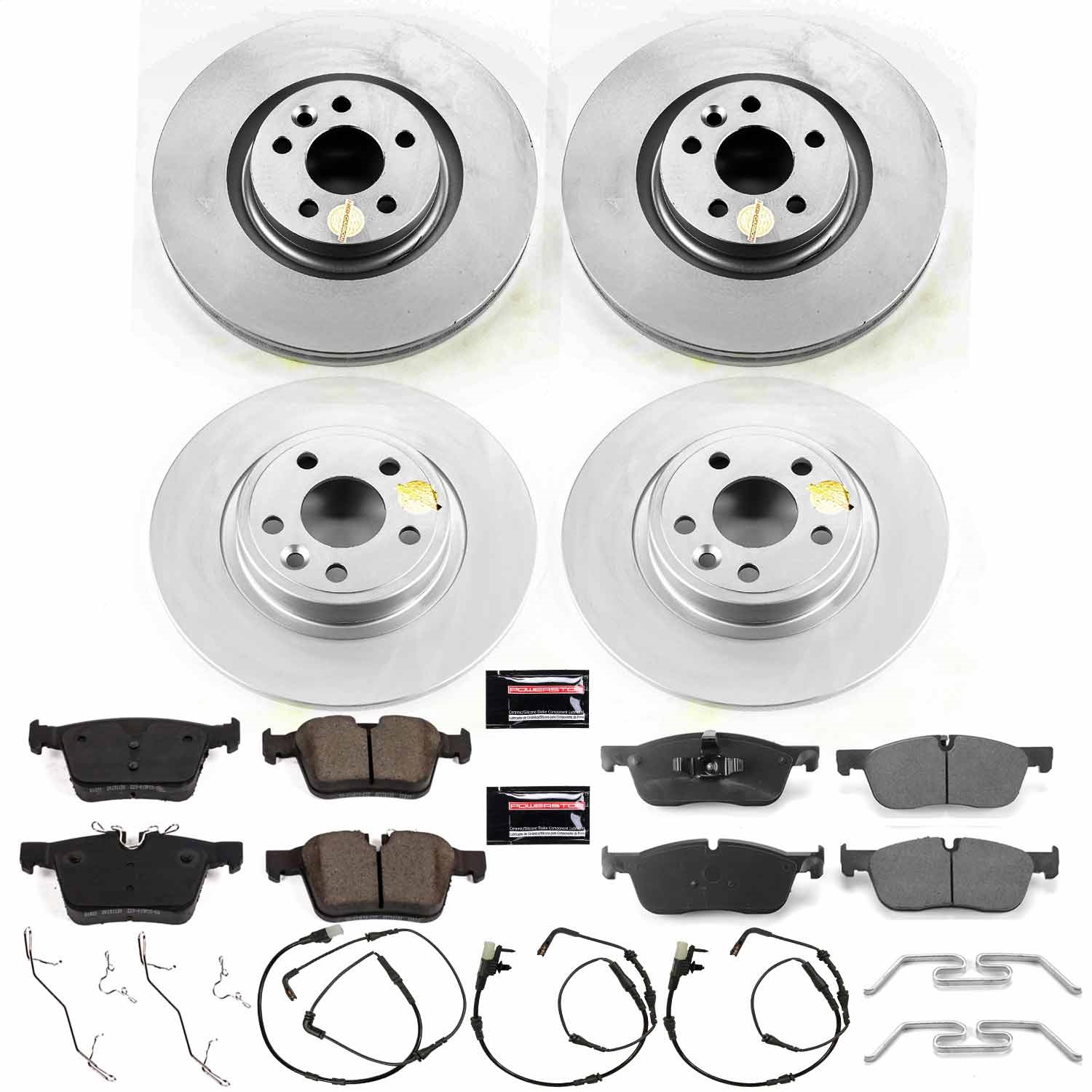 Power Stop - CRK7993 - Front and Rear - Disc Brake Pad and Rotor Kit