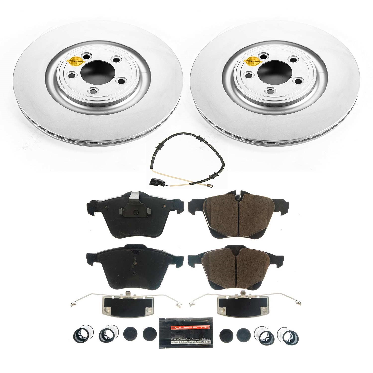 Power Stop - CRK8037 - Front - Disc Brake Pad and Rotor Kit