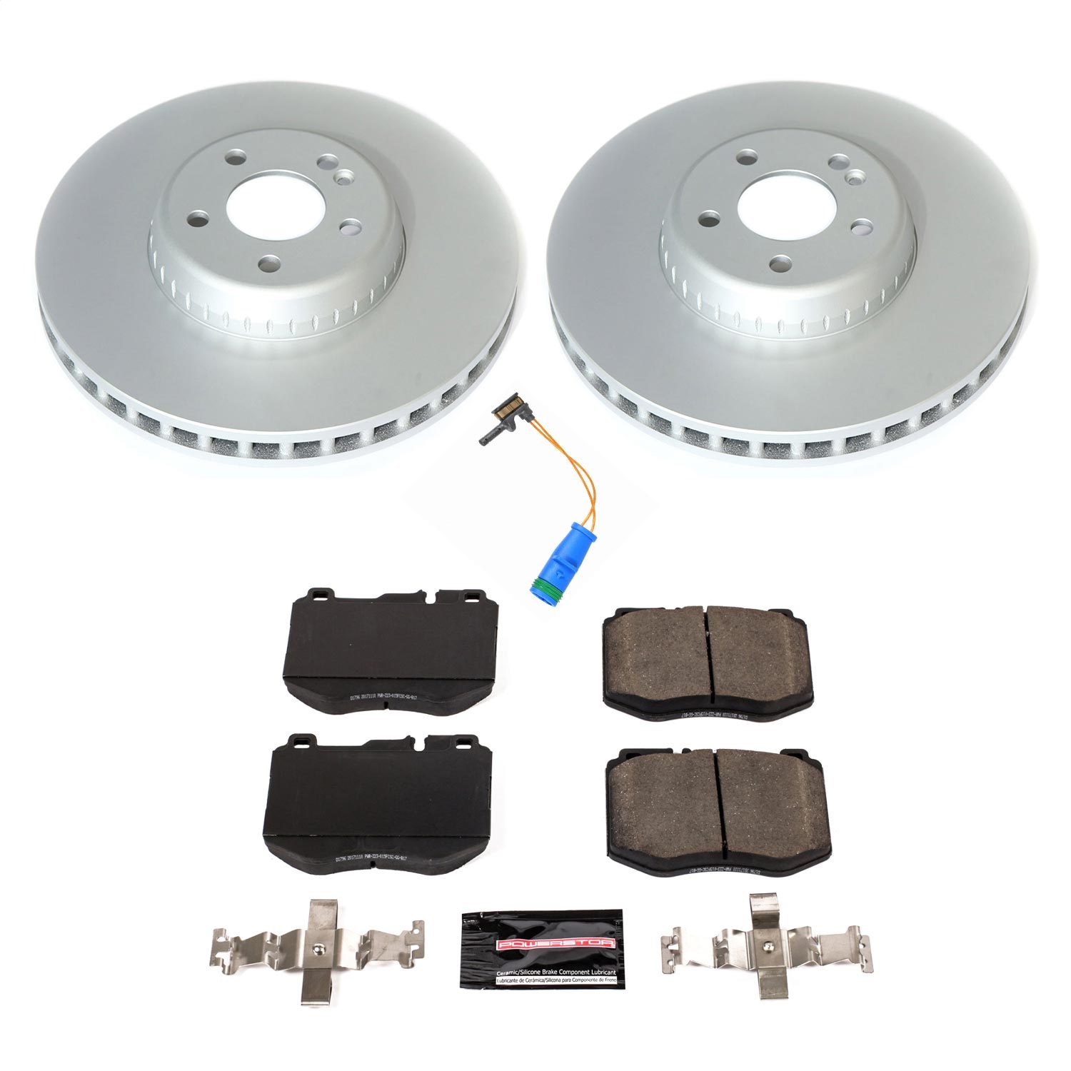 Power Stop - CRK8073 - Front - Disc Brake Pad and Rotor Kit
