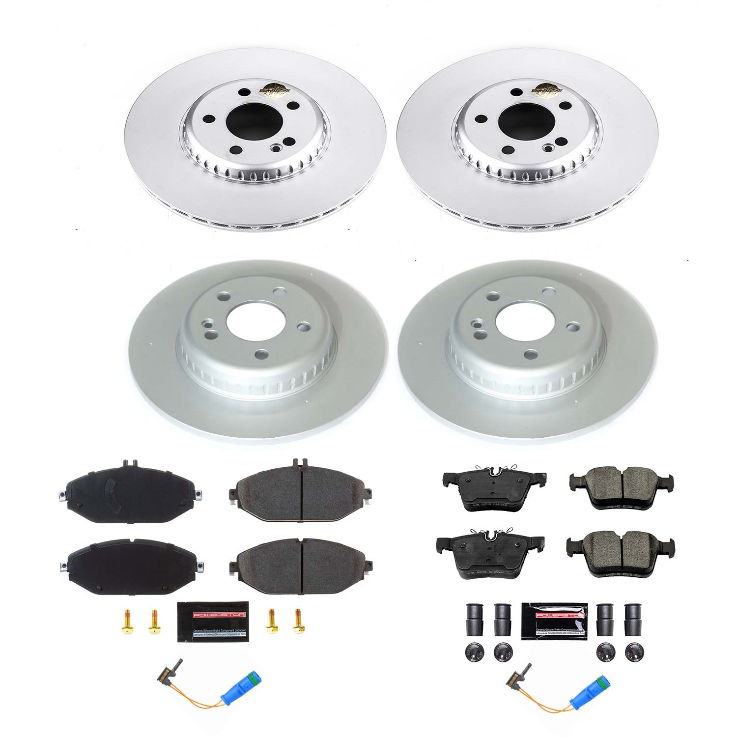 Power Stop - CRK8103 - Front and Rear - Disc Brake Pad and Rotor Kit