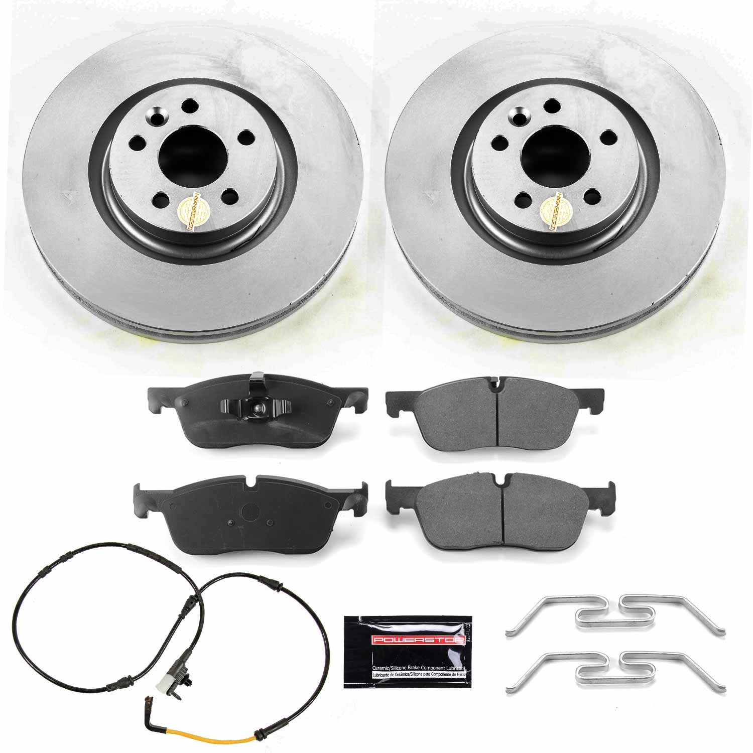 Power Stop - CRK8107 - Front - Disc Brake Pad and Rotor Kit