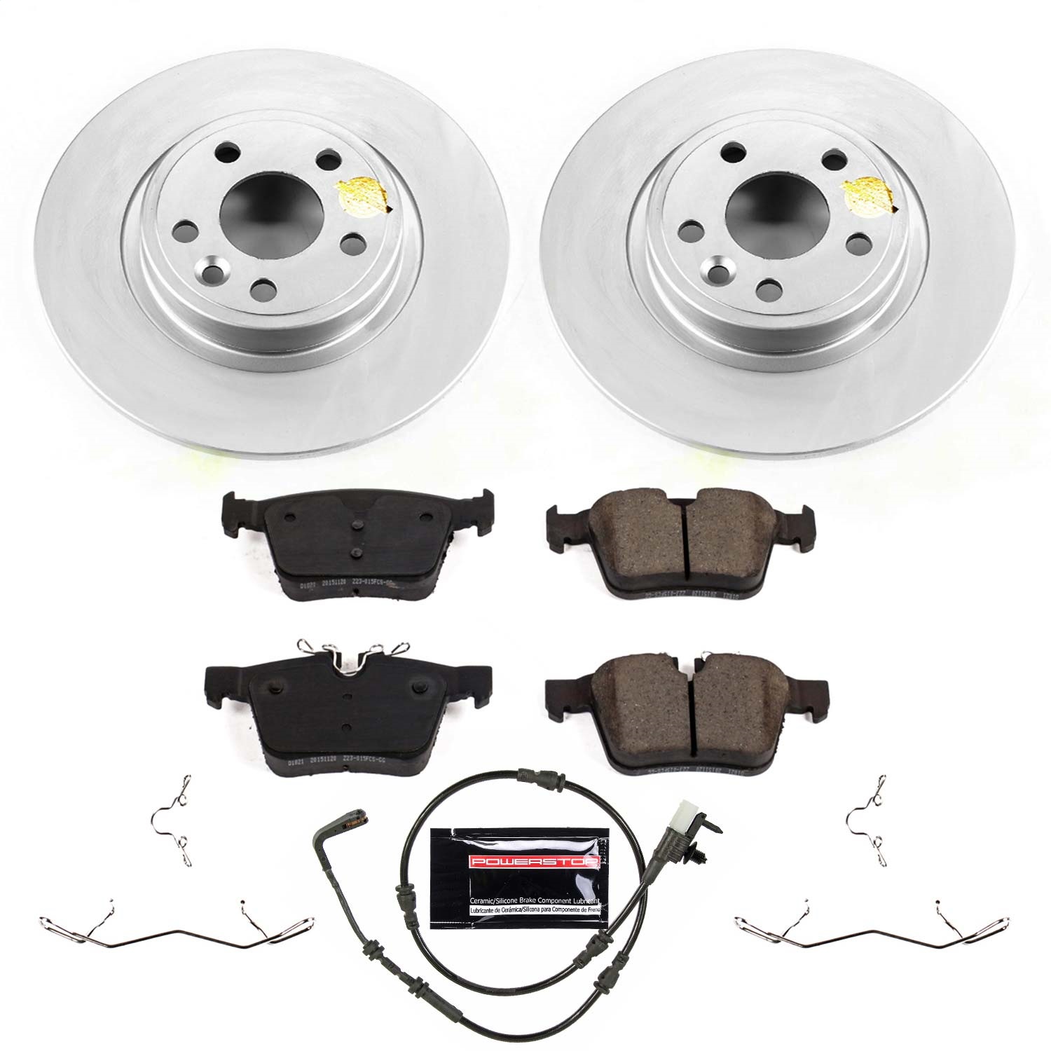 Power Stop - CRK8109 - Rear - Disc Brake Pad and Rotor Kit
