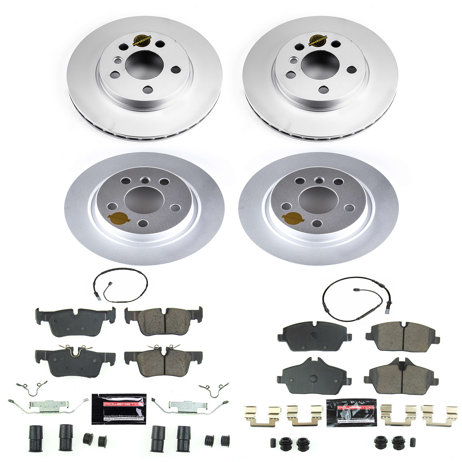Power Stop - CRK8113 - Front and Rear - Disc Brake Pad and Rotor Kit