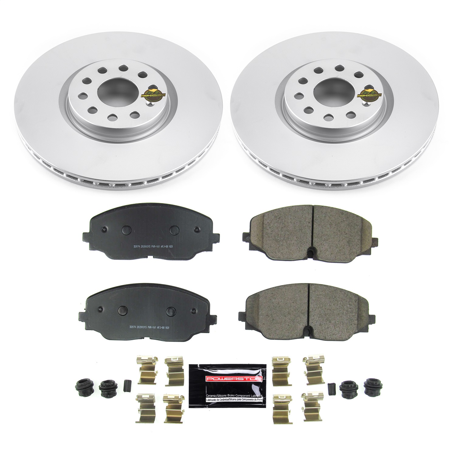 Power Stop - CRK8117 - Front - Disc Brake Pad and Rotor Kit